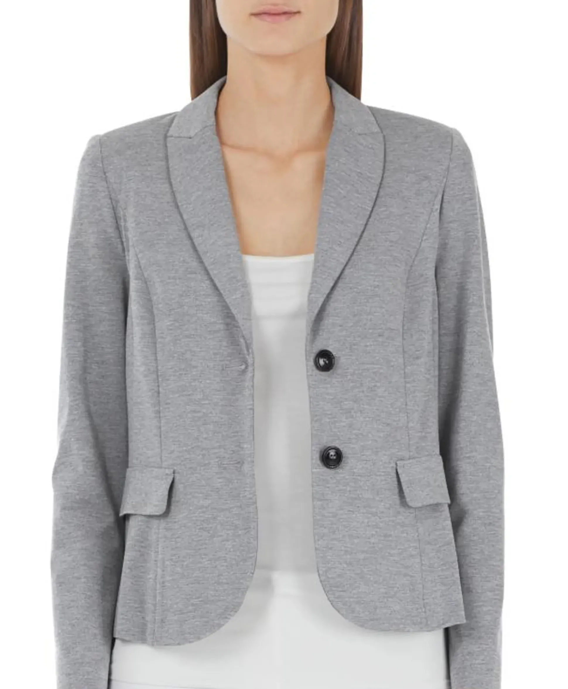 Marccain Essentials Blazer +E 34.10 J23 Grijs