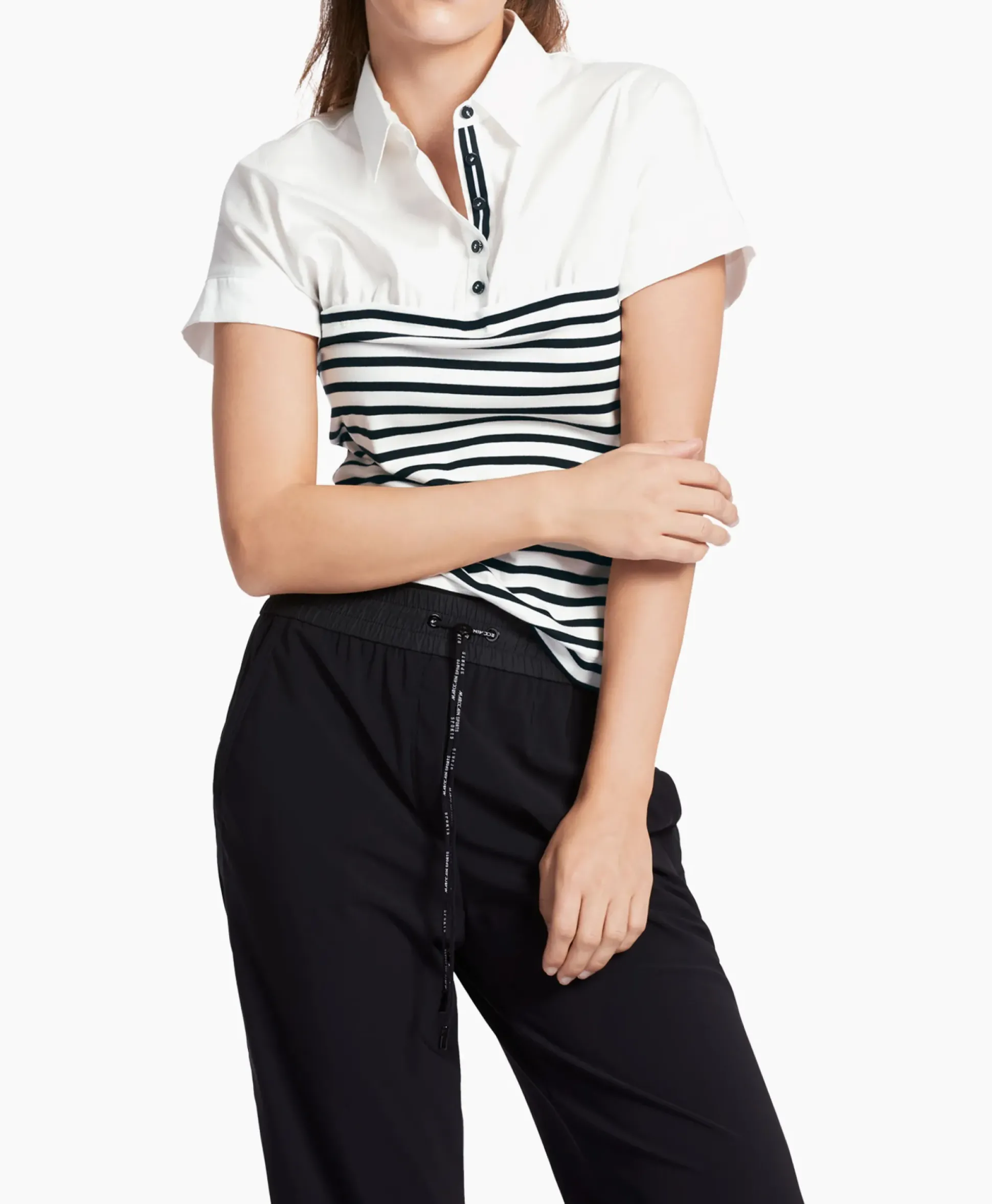Marccain Sport Blouse Ws 51.18 J90 Zwart