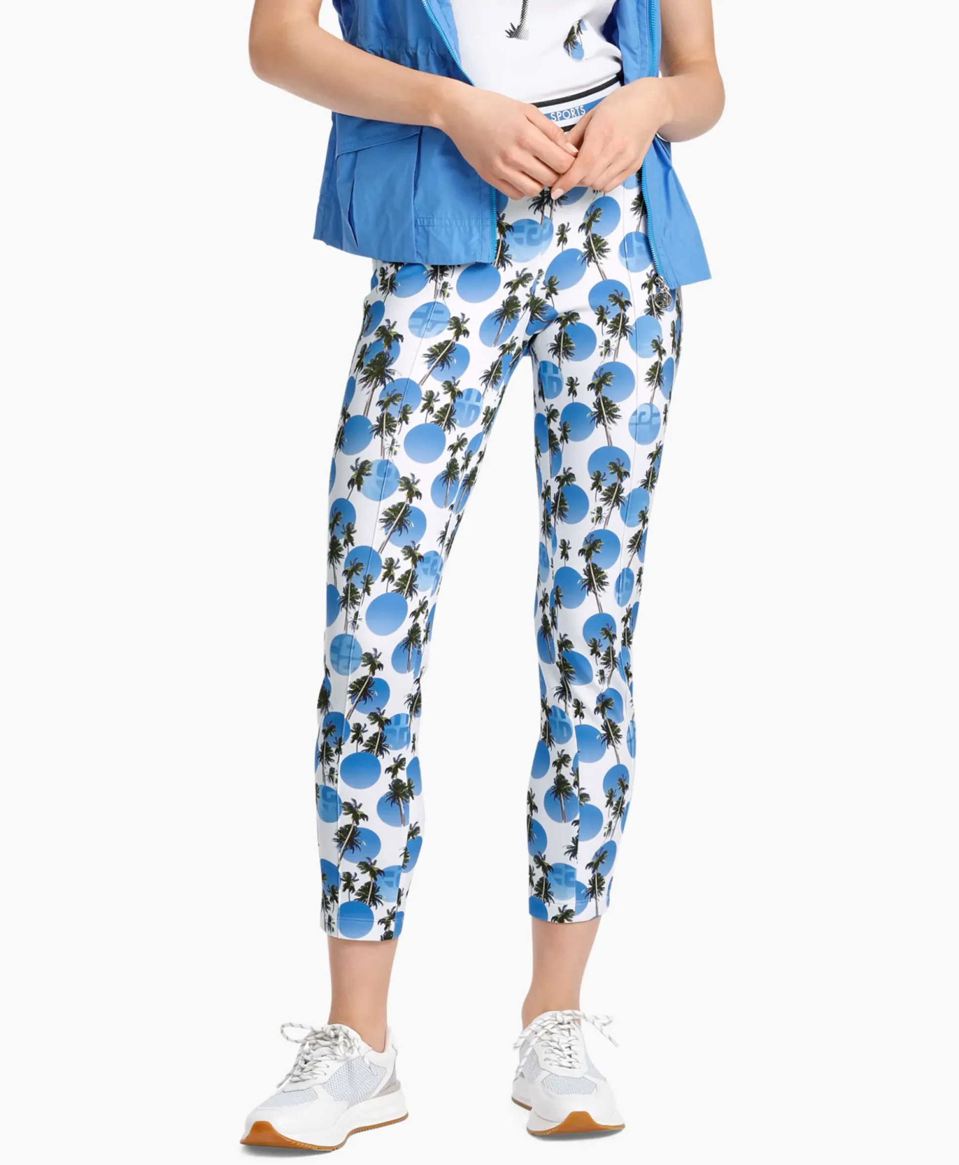 Marccain Sport Broek Ws 81.27 J77 Donker Blauw