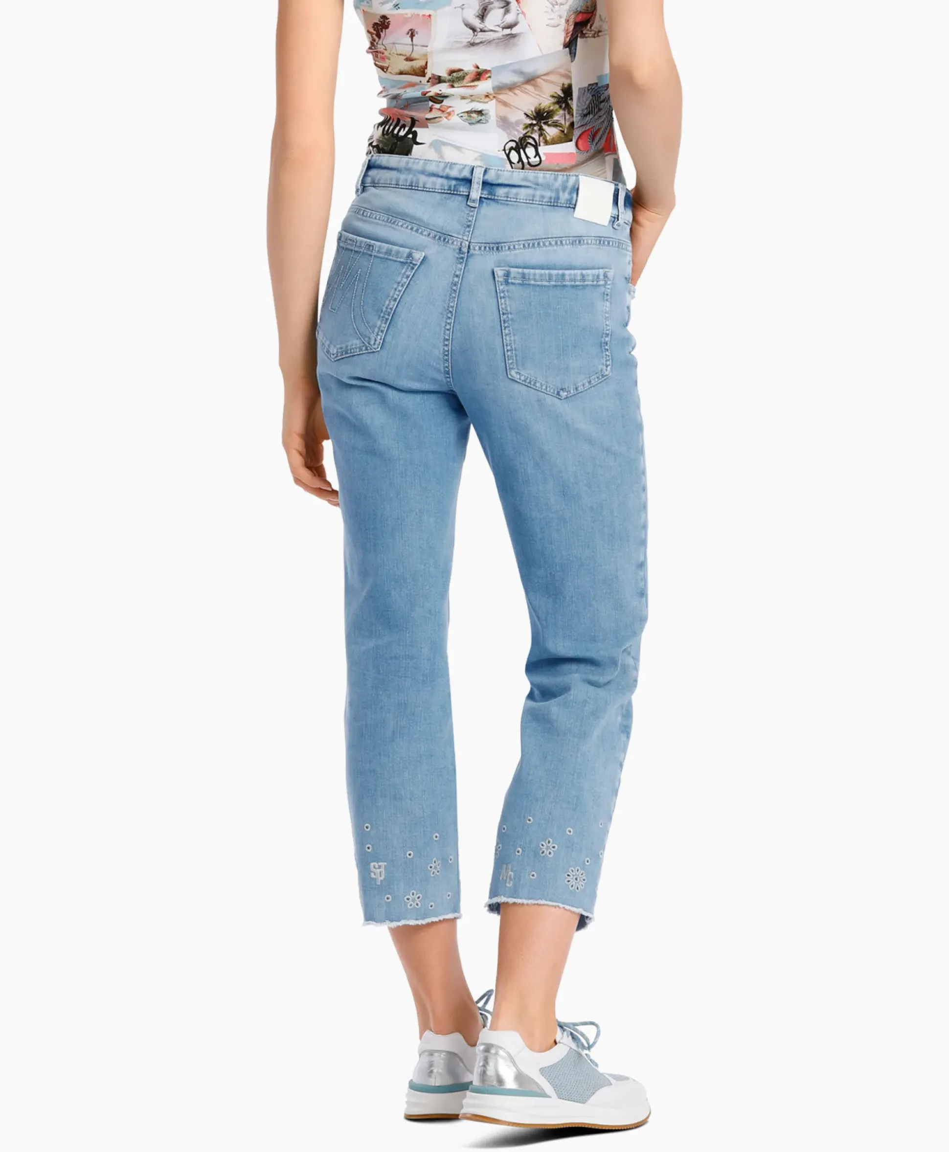 Marccain Sport Jeans Ws 82.24 D15 Licht Blauw