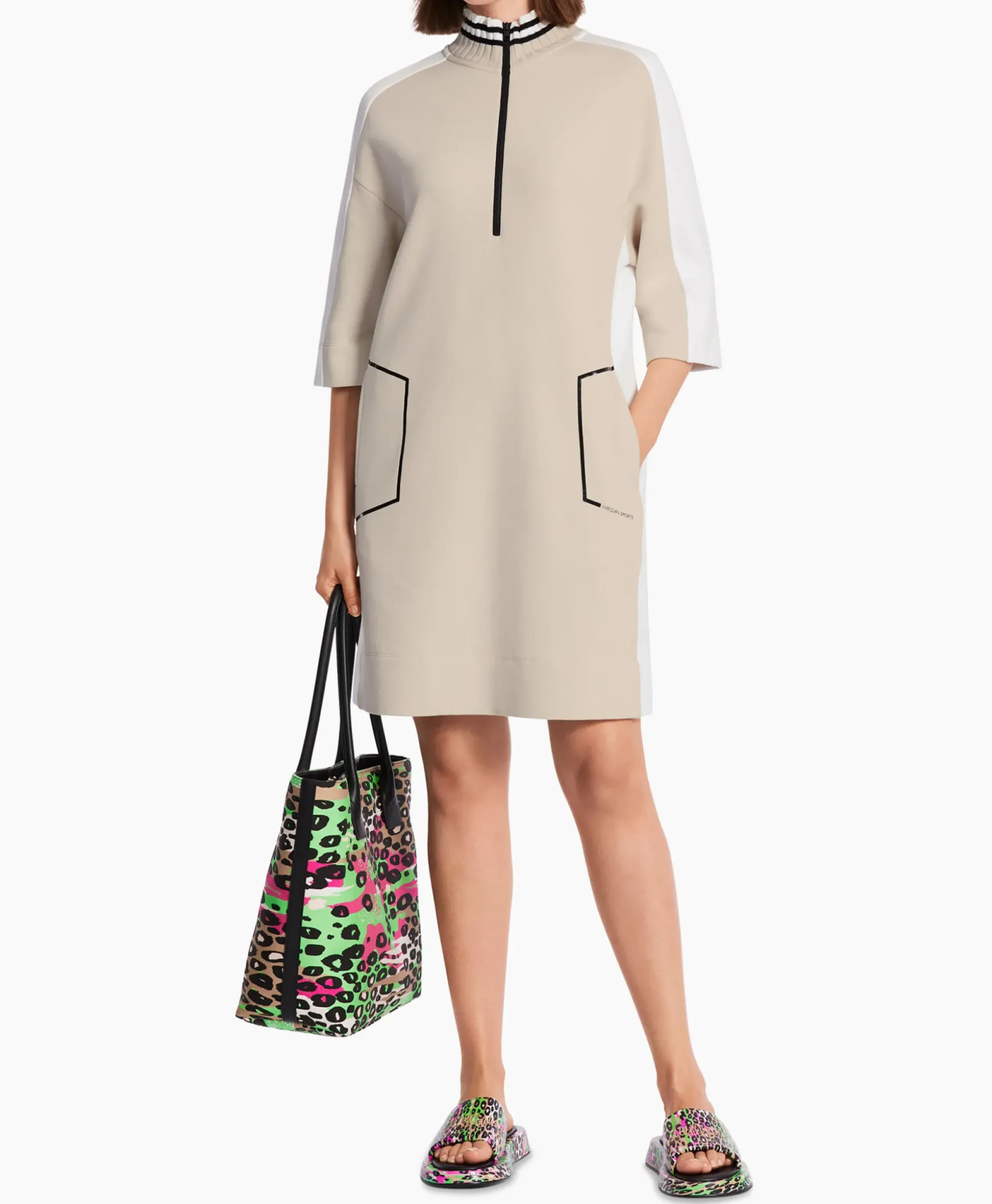 Marccain Sport Jurk Ws 21.10 J09 Grijs
