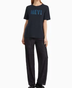 Marccain Sport T-Shirt Vs 48.20 J19 Midden Blauw