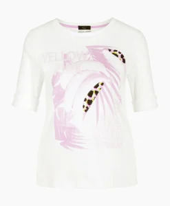 Marccain Sport T-Shirt Ws 48.28 J32 Off White