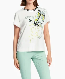 Marccain Sport T-Shirt Ws 48.06 J41 Off White