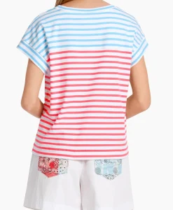 Marccain Sport T-Shirt Ws 48.42 J90 Blauw
