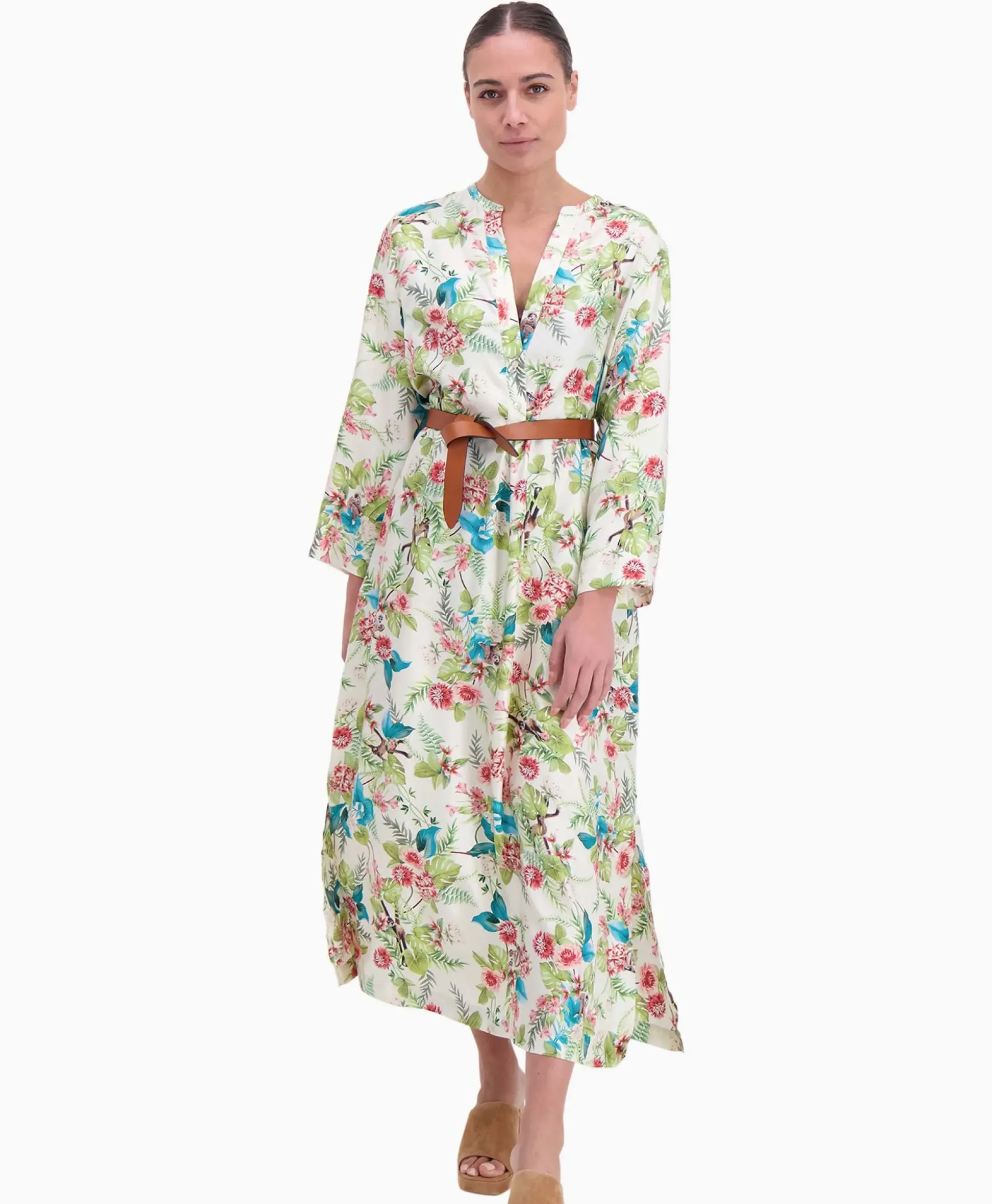 Momoni Maxi Jurk Janie Zand