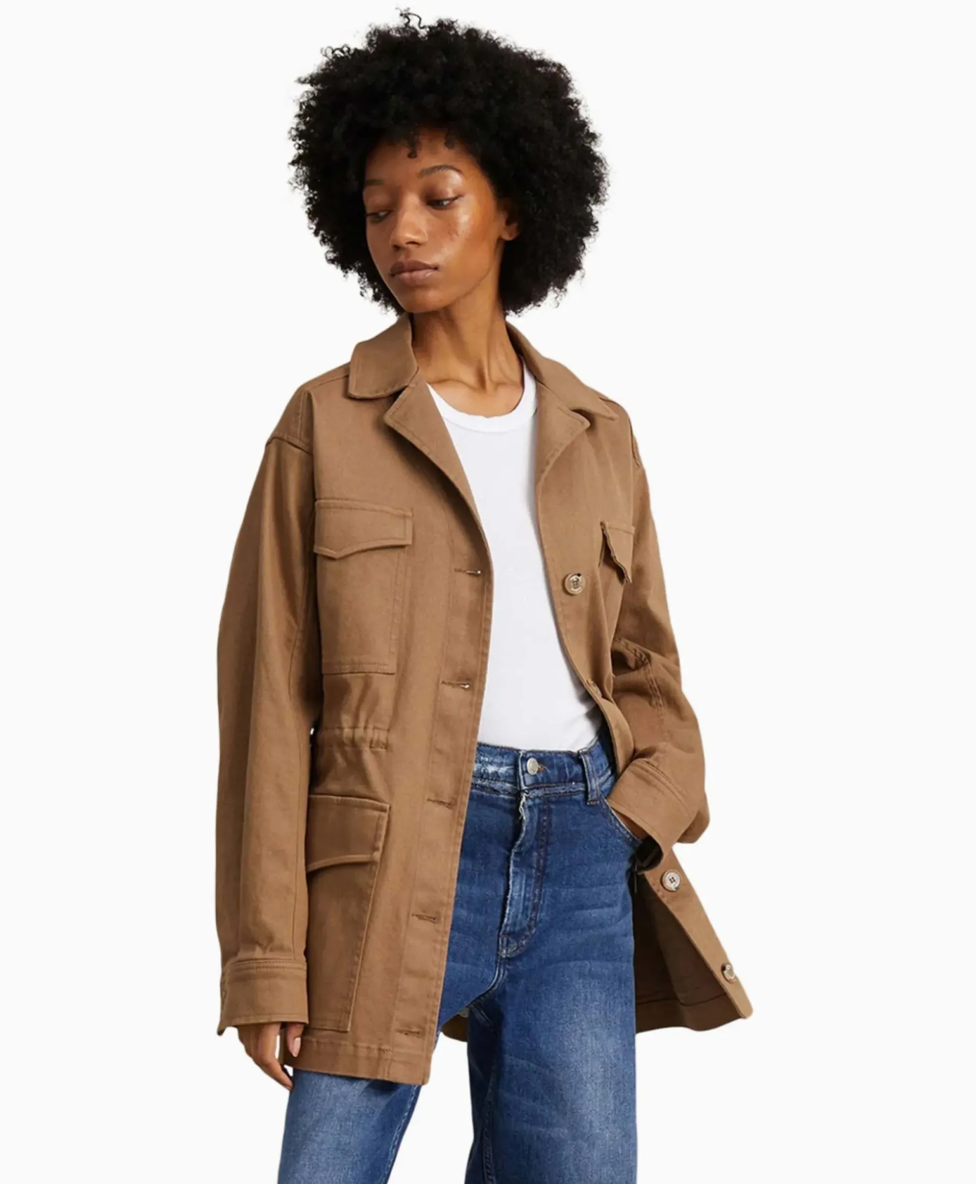 Munthe Blazer Gomasi Bruin