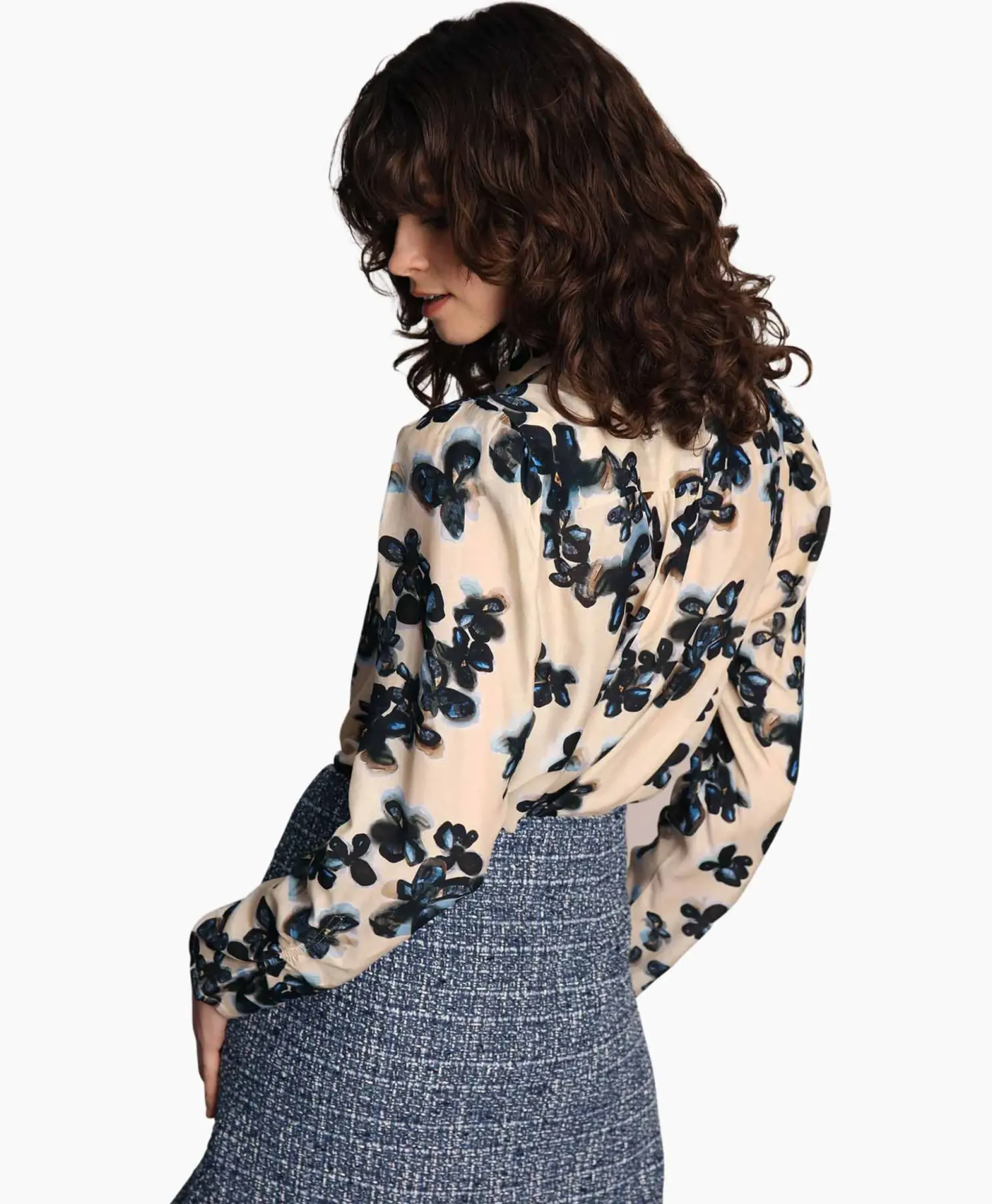 Munthe Blouse Liella Blauw