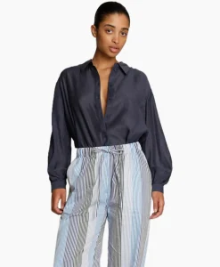 Munthe Blouse Mavender Donker Blauw