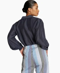 Munthe Blouse Mavender Donker Blauw
