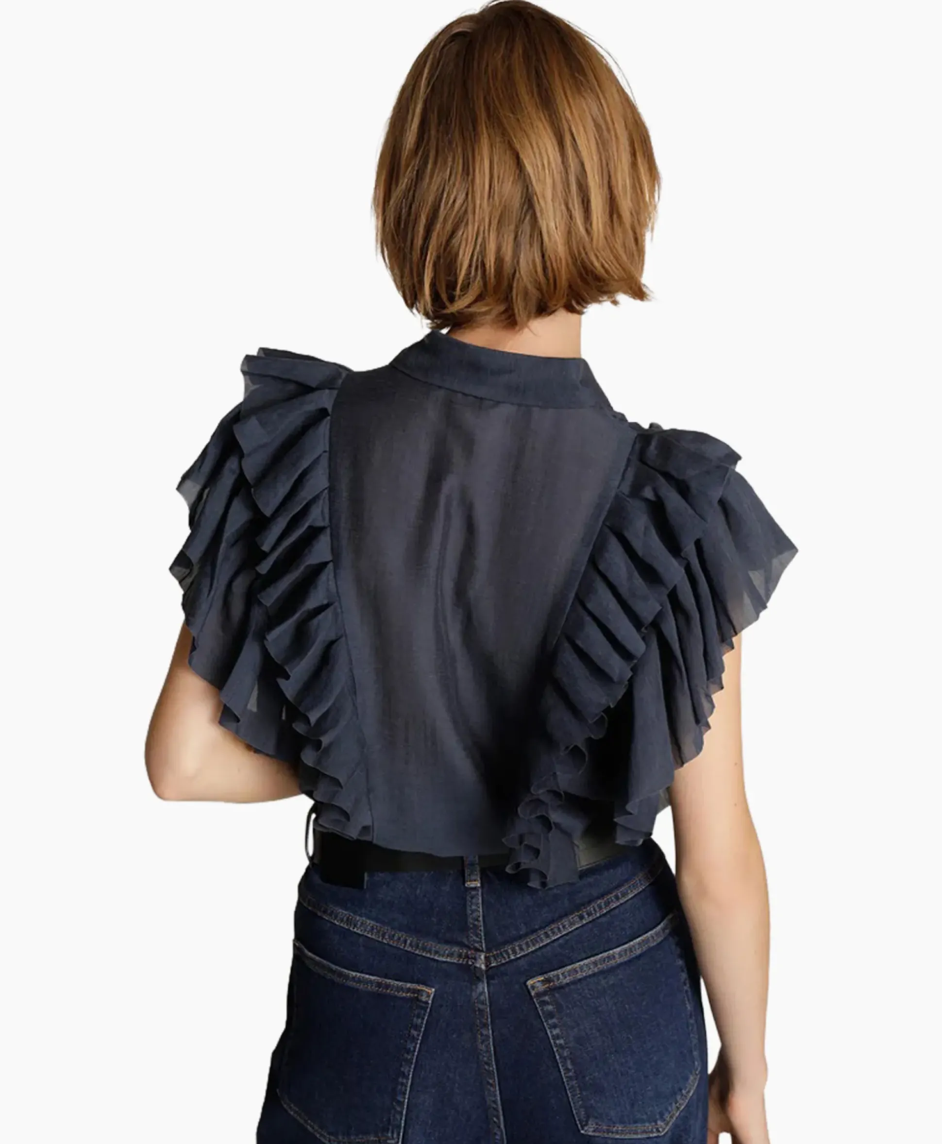 Munthe Blouse Must Donker Blauw