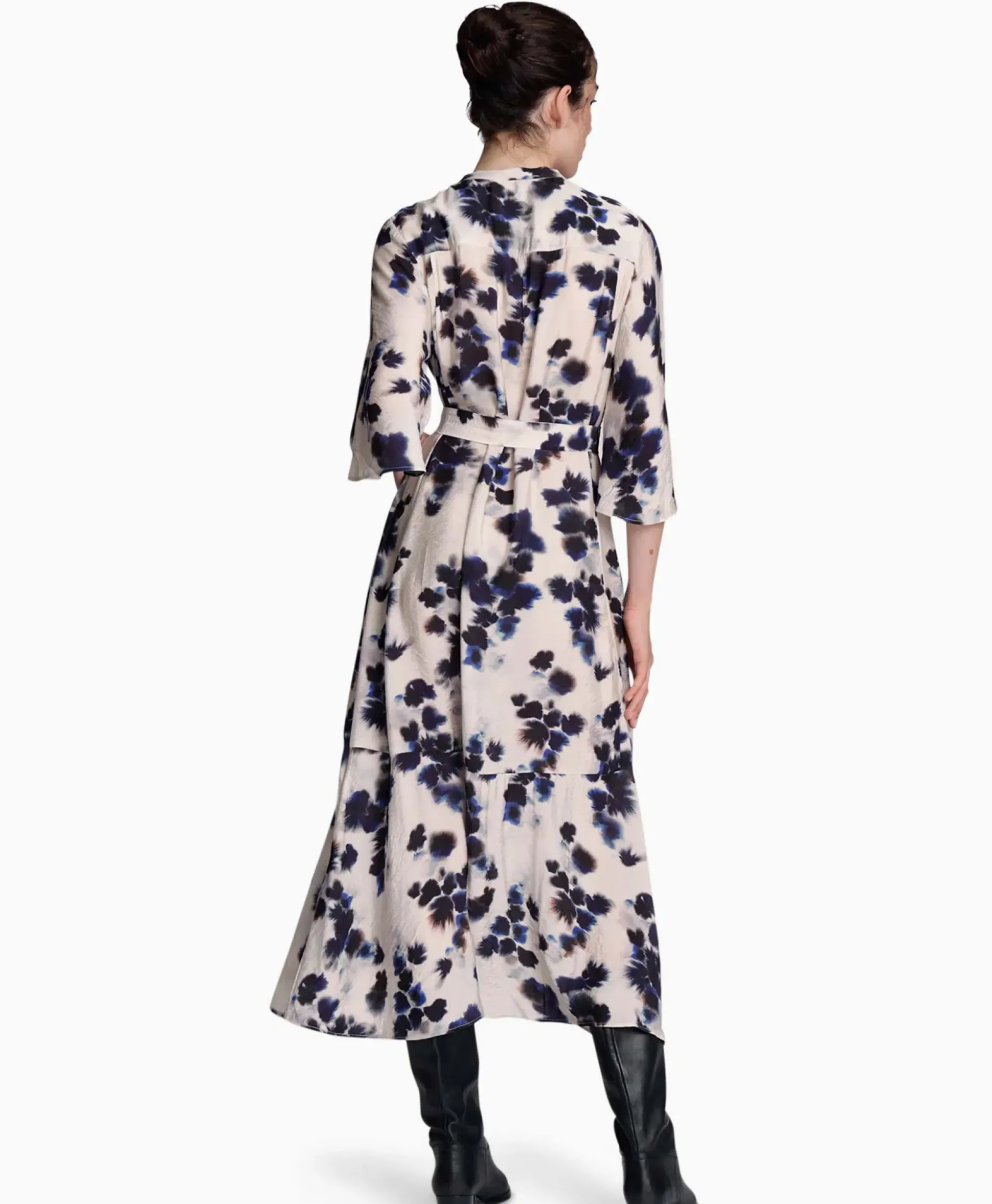 Munthe Midi Jurk Lysander Blauw