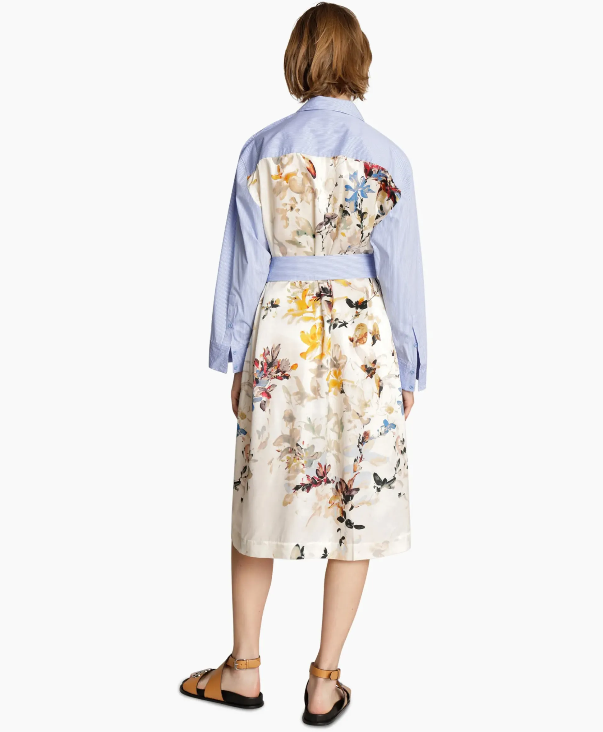Munthe Midi Jurk Masseila Blauw