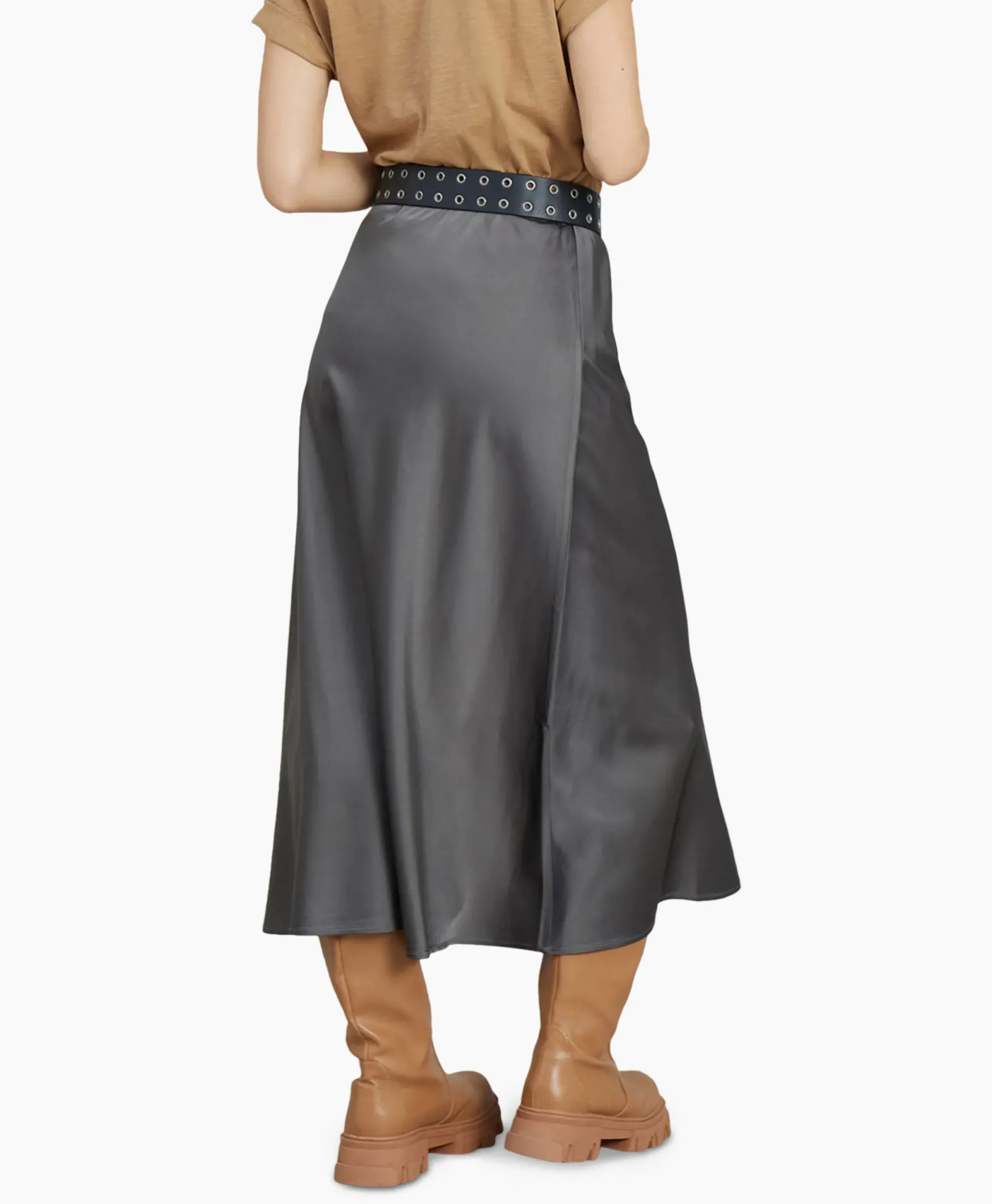 Munthe Midi Rok Babe Groen