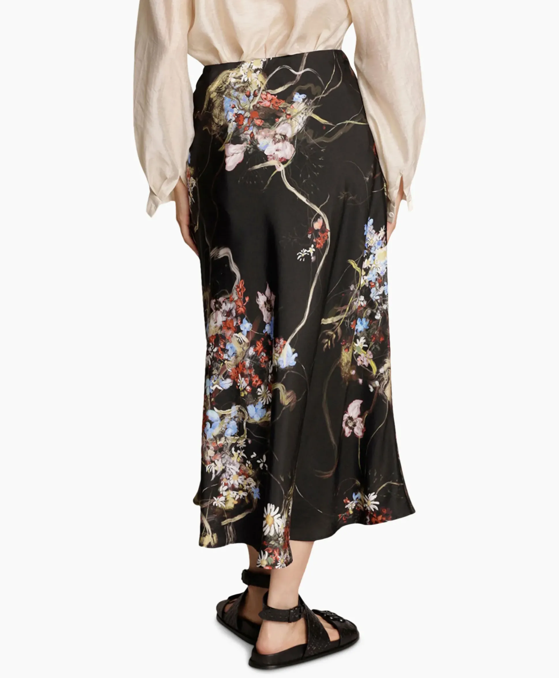 Munthe Midi Rok Carson Off White