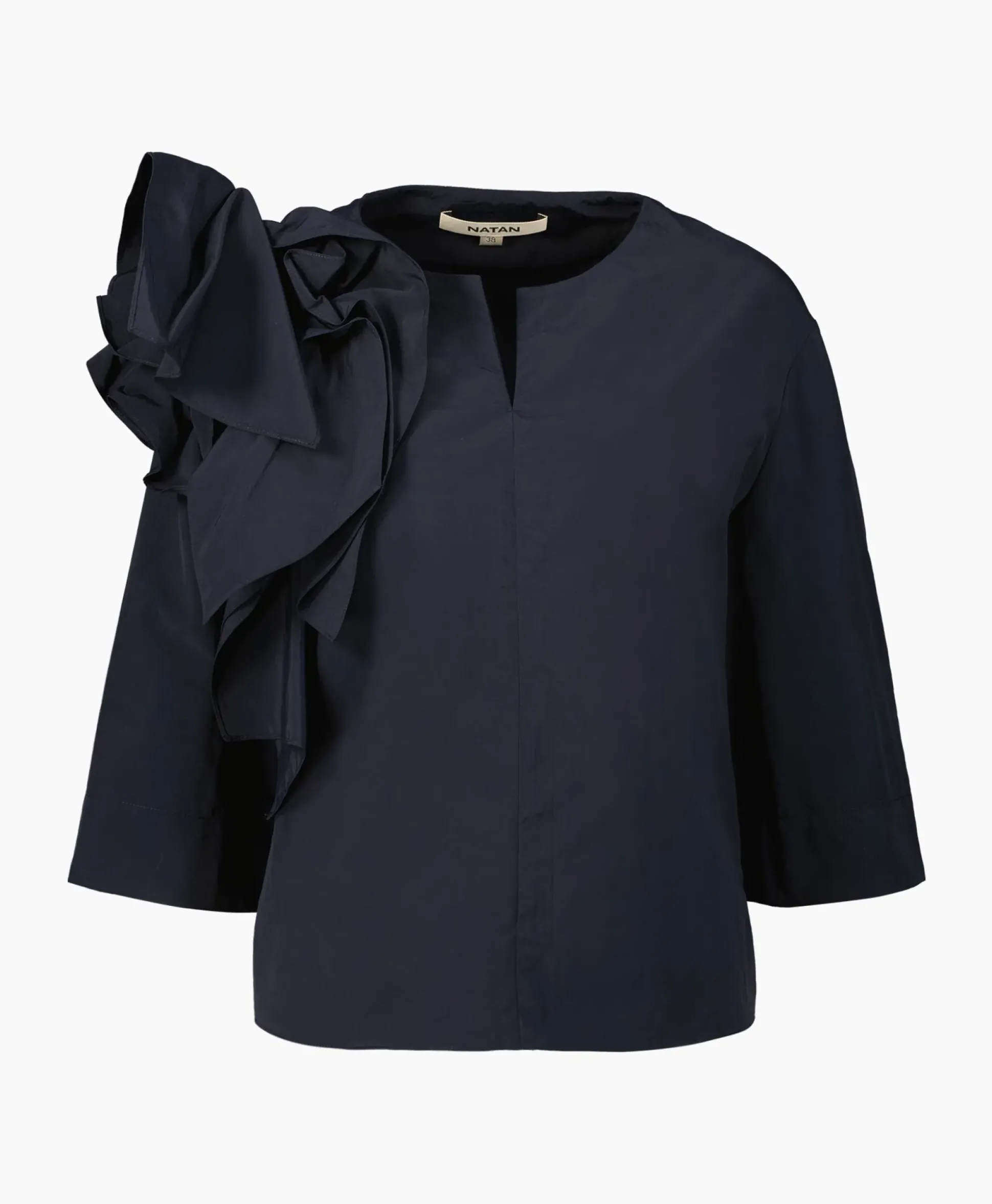 Natan Blouse Ange-Jztkn02 Donker Blauw
