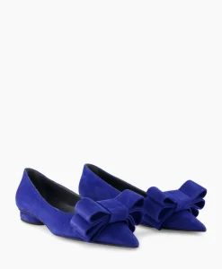 Natan Schoenen Ballerina Cam Electrico Leder Blauw