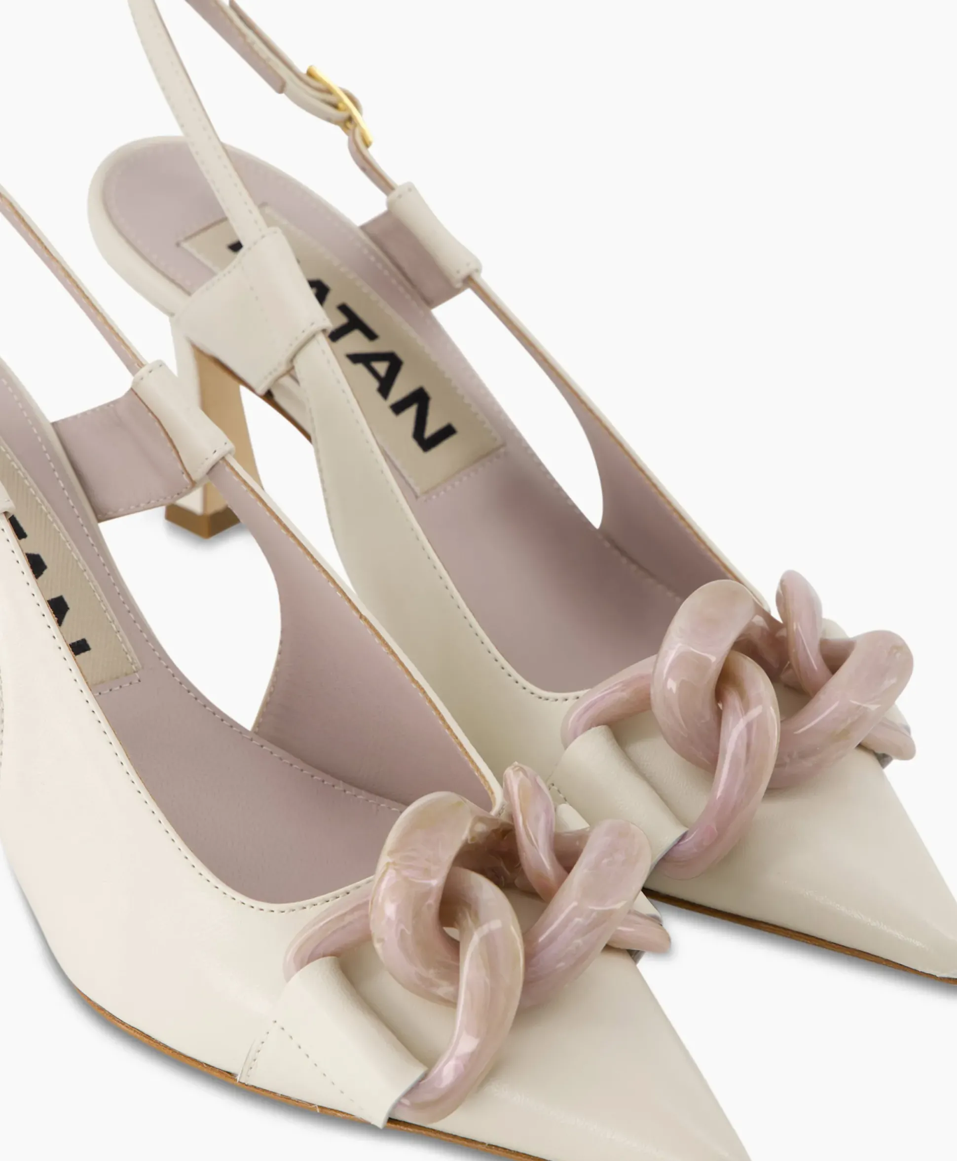 Natan Schoenen Pump Nappa C735 + Fb. Lartigiana Tm24174/V1 Nudeecru