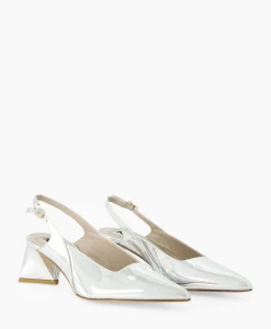 Natan Schoenen Pump Specchio Argento Zilver