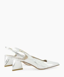 Natan Schoenen Pump Specchio Argento Zilver