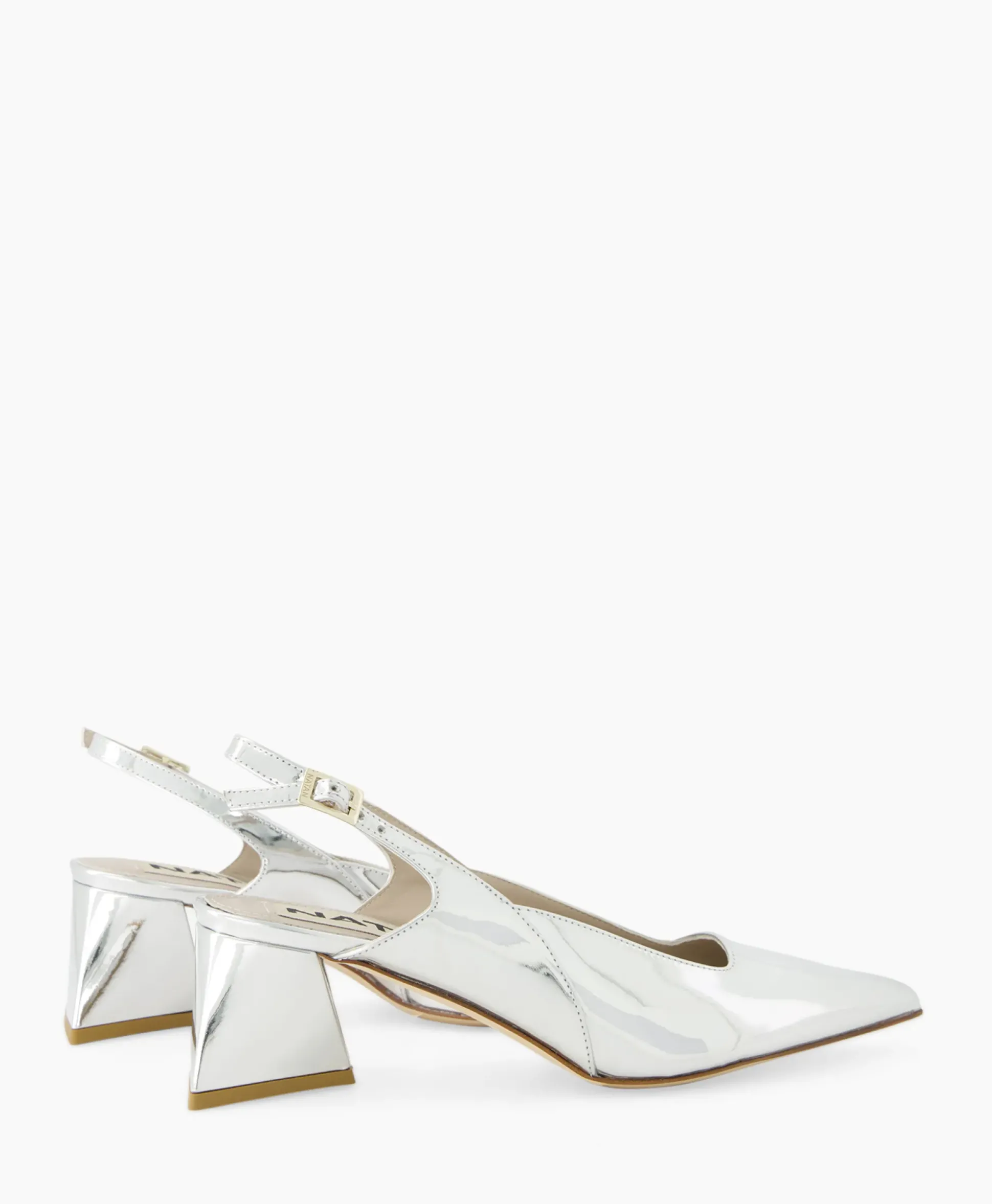 Natan Schoenen Pump Specchio Argento Zilver