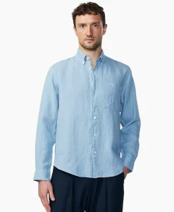 Nn07 Overhemd Arne Licht Blauw