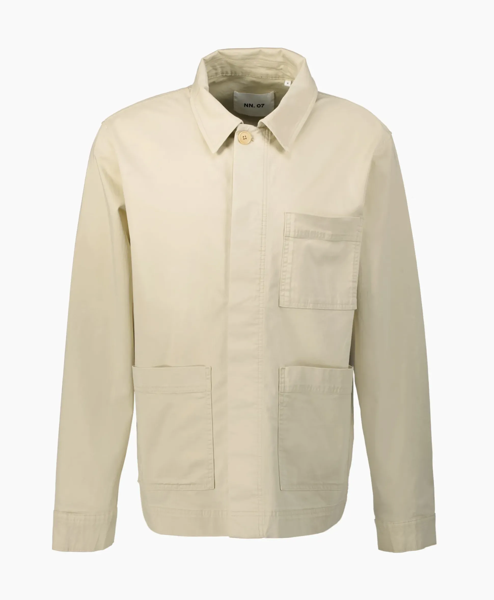 Nn07 Overshirt Olav Ecru