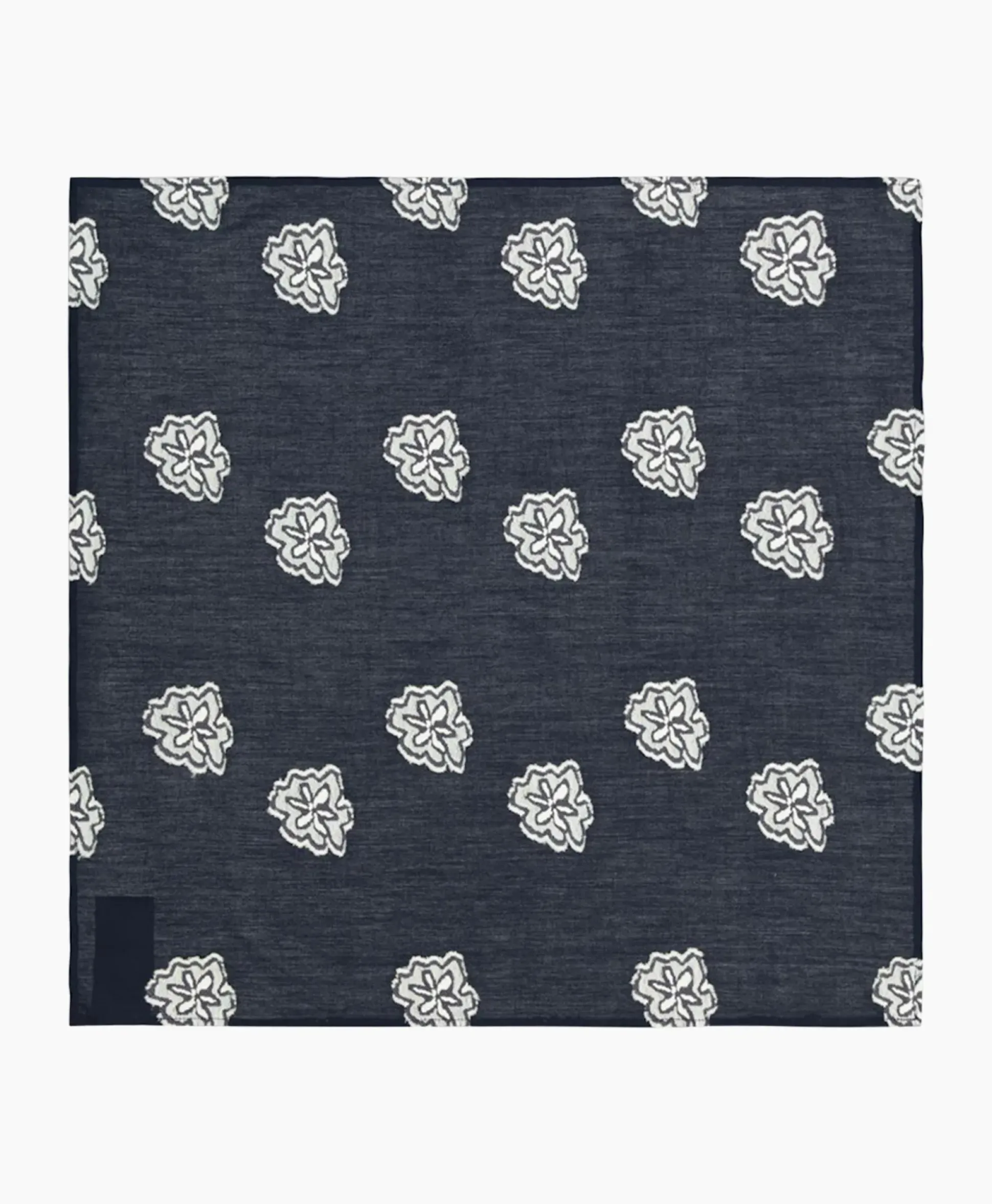 Nn07 Sjaal O Donker Blauw