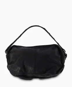 Nunoo Bags Crossbody Tas Helena Rivet Washed Black Zwart