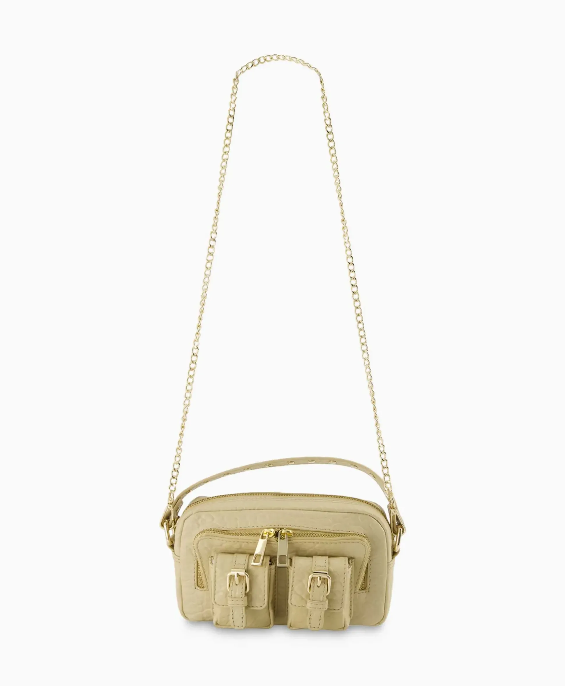 Nunoo Bags Schouder / Hand Tas Helena Buckle New Zealand Beige
