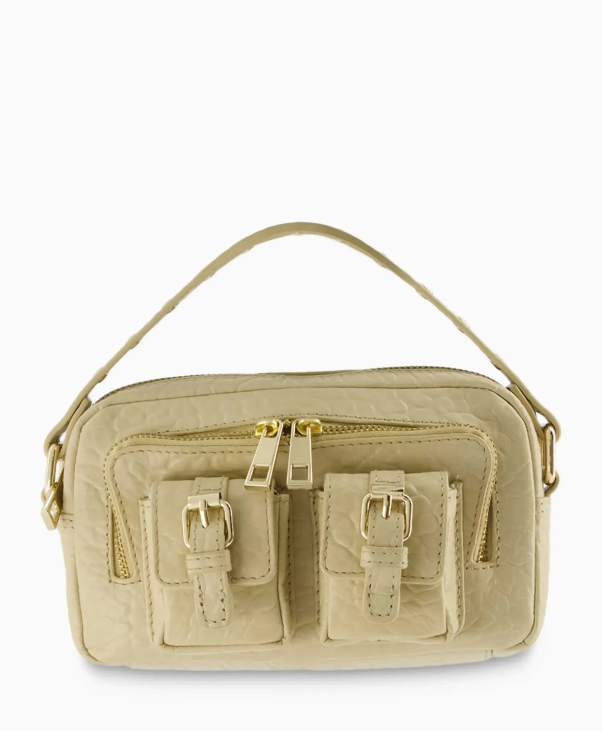 Nunoo Bags Schouder / Hand Tas Helena Buckle New Zealand Beige