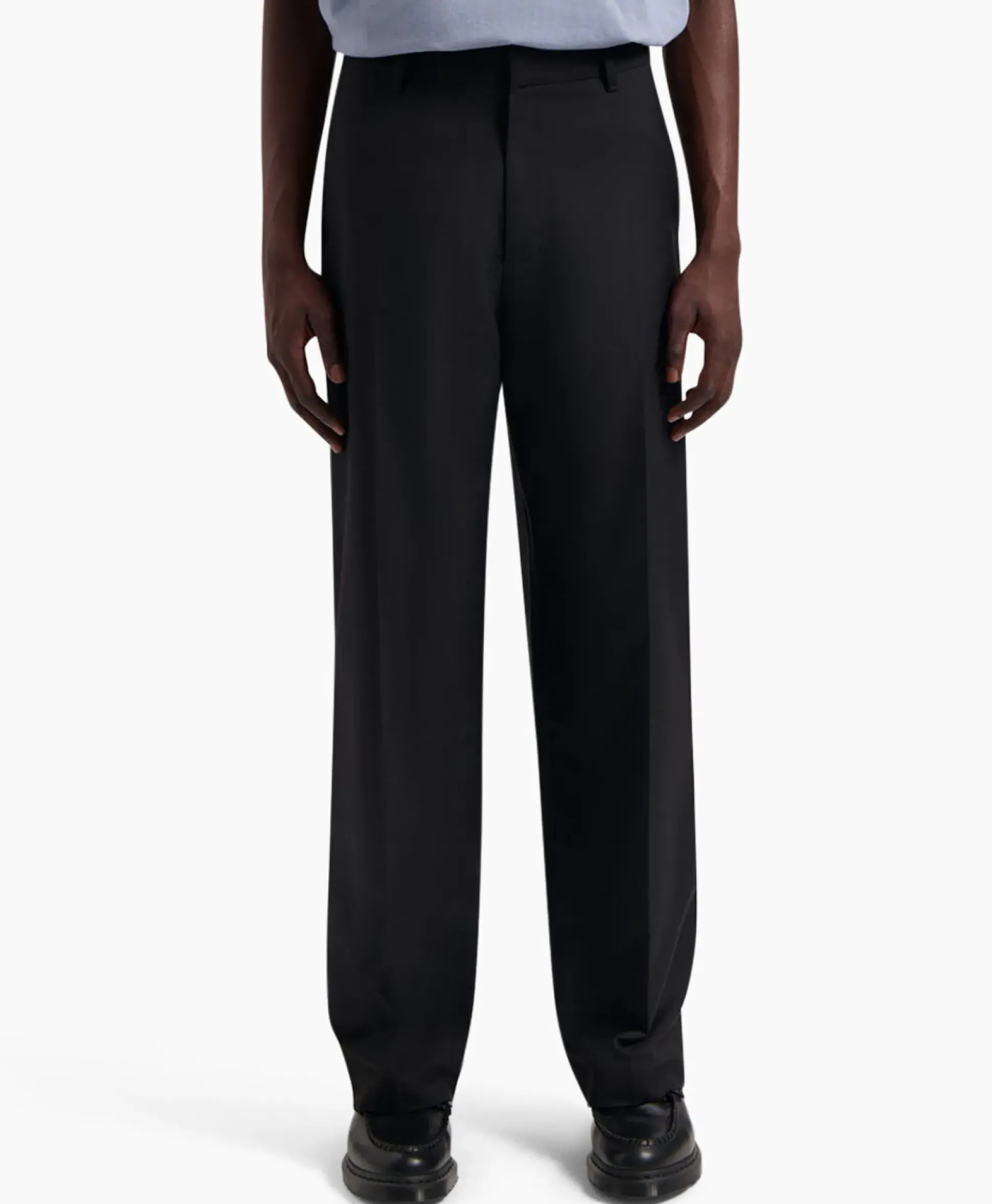 Olaf Hussein Broek Tailored Zwart