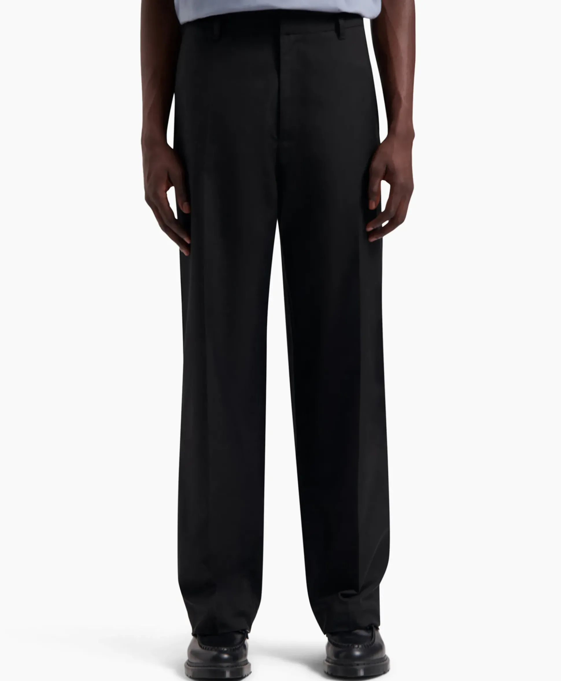 Olaf Hussein Broek Tailored Zwart