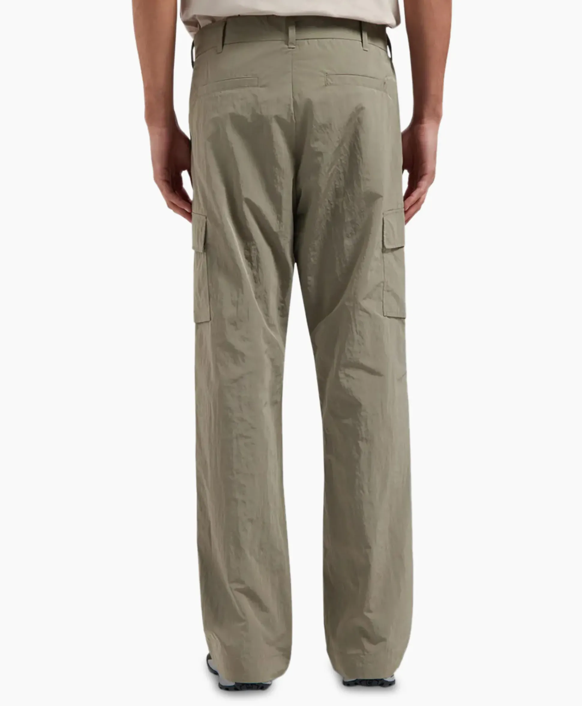 Olaf Hussein Cargobroek Nylon Cargo Grijs