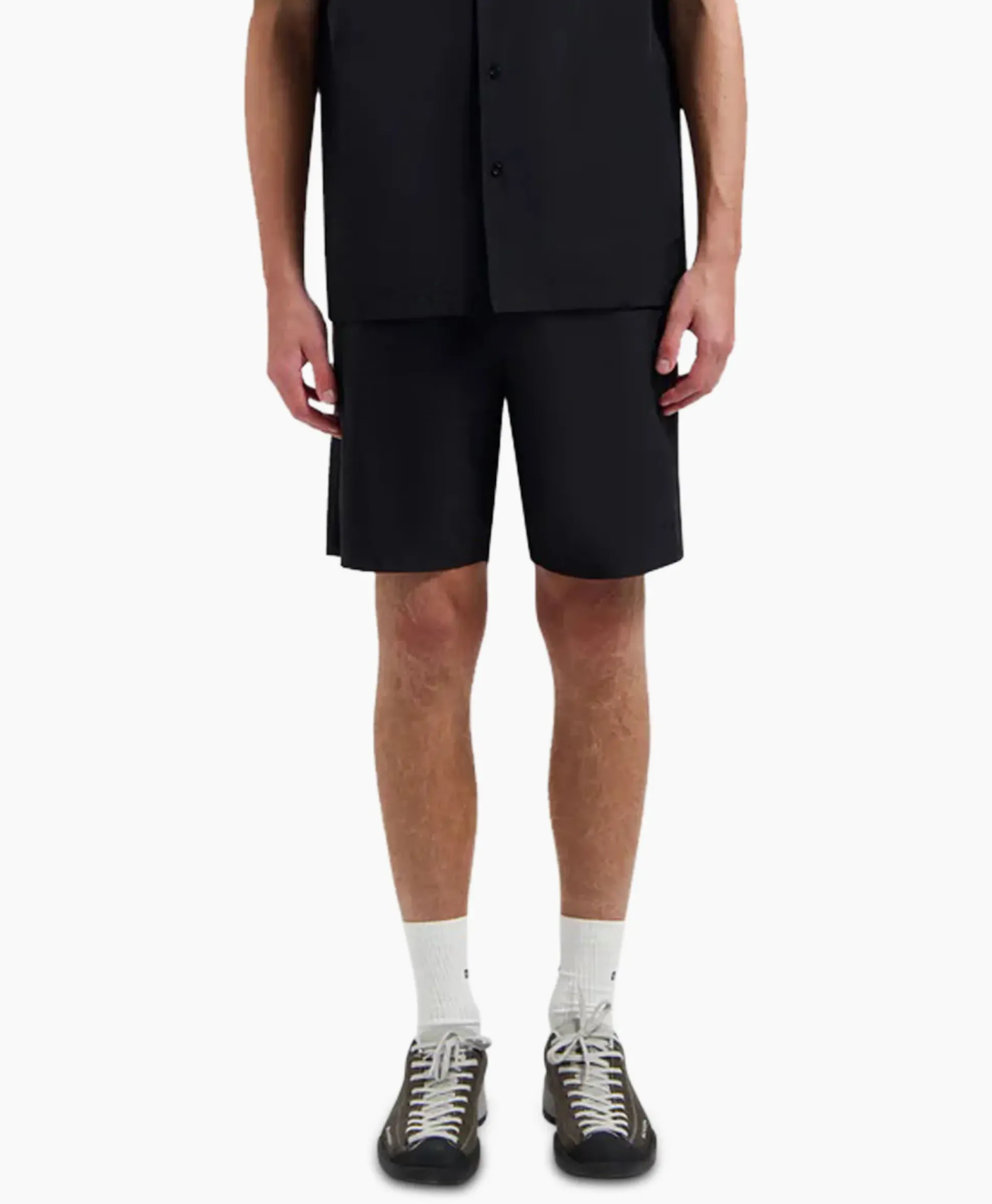 Olaf Hussein Korte Broek Nylon Zwart