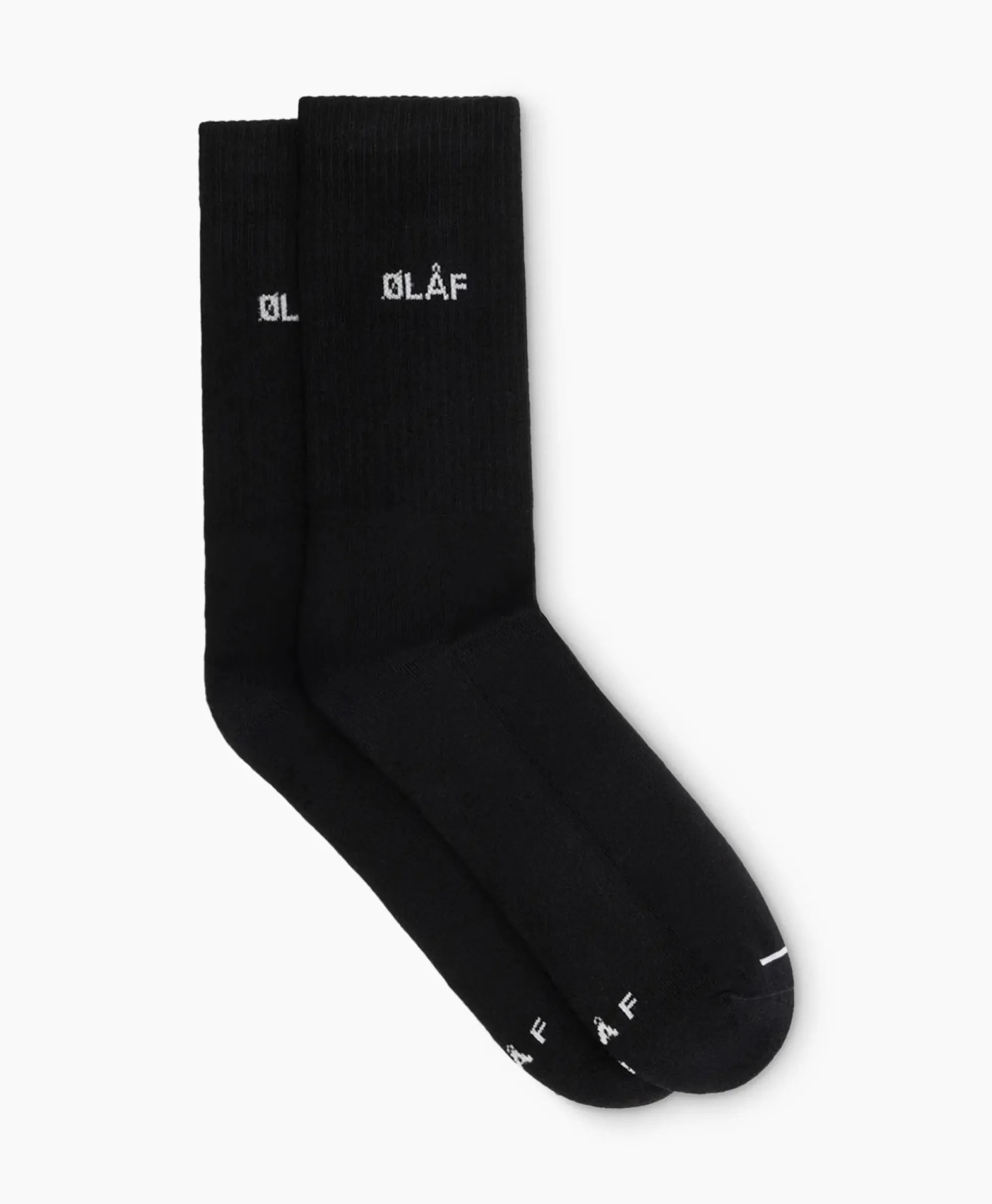 Olaf Hussein Sokken Mini Logo Zwart