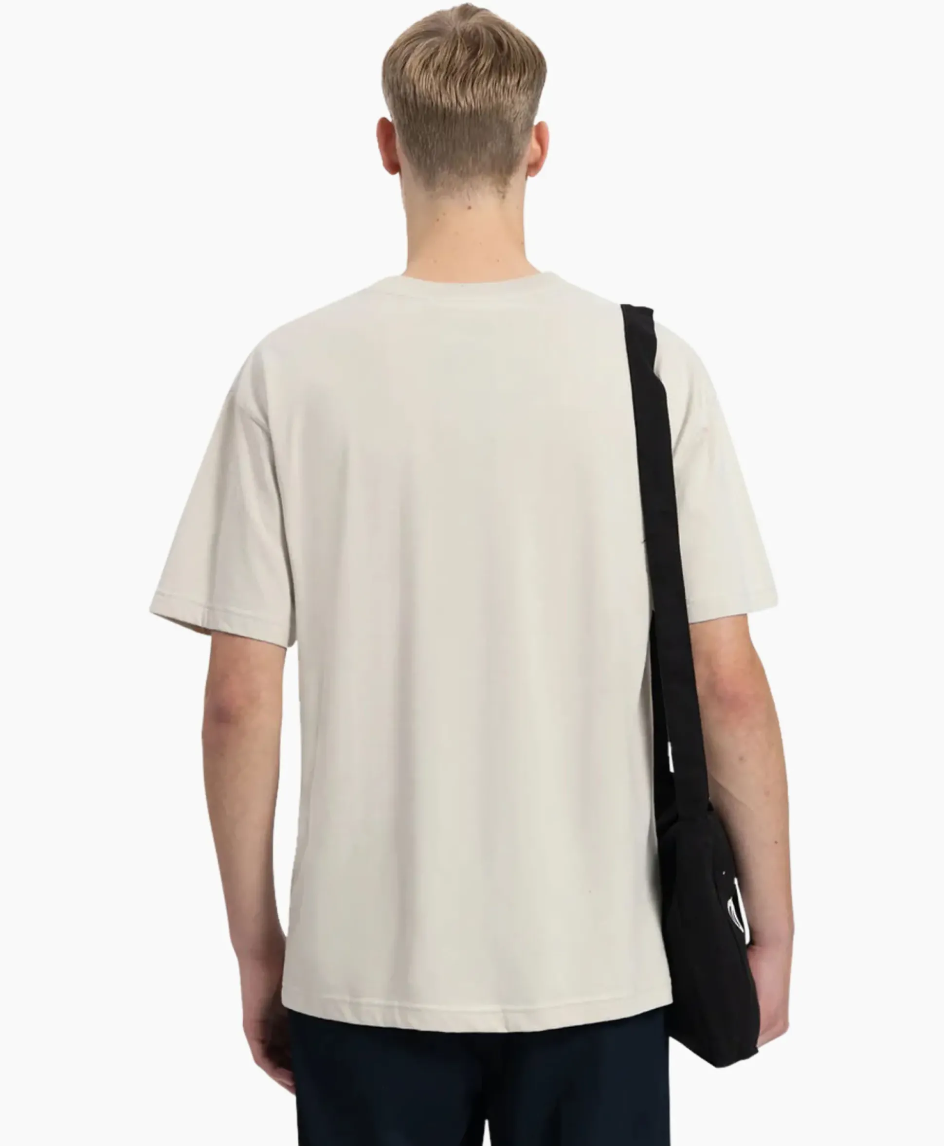 Olaf Hussein T-Shirt Korte Mouw Block Beige