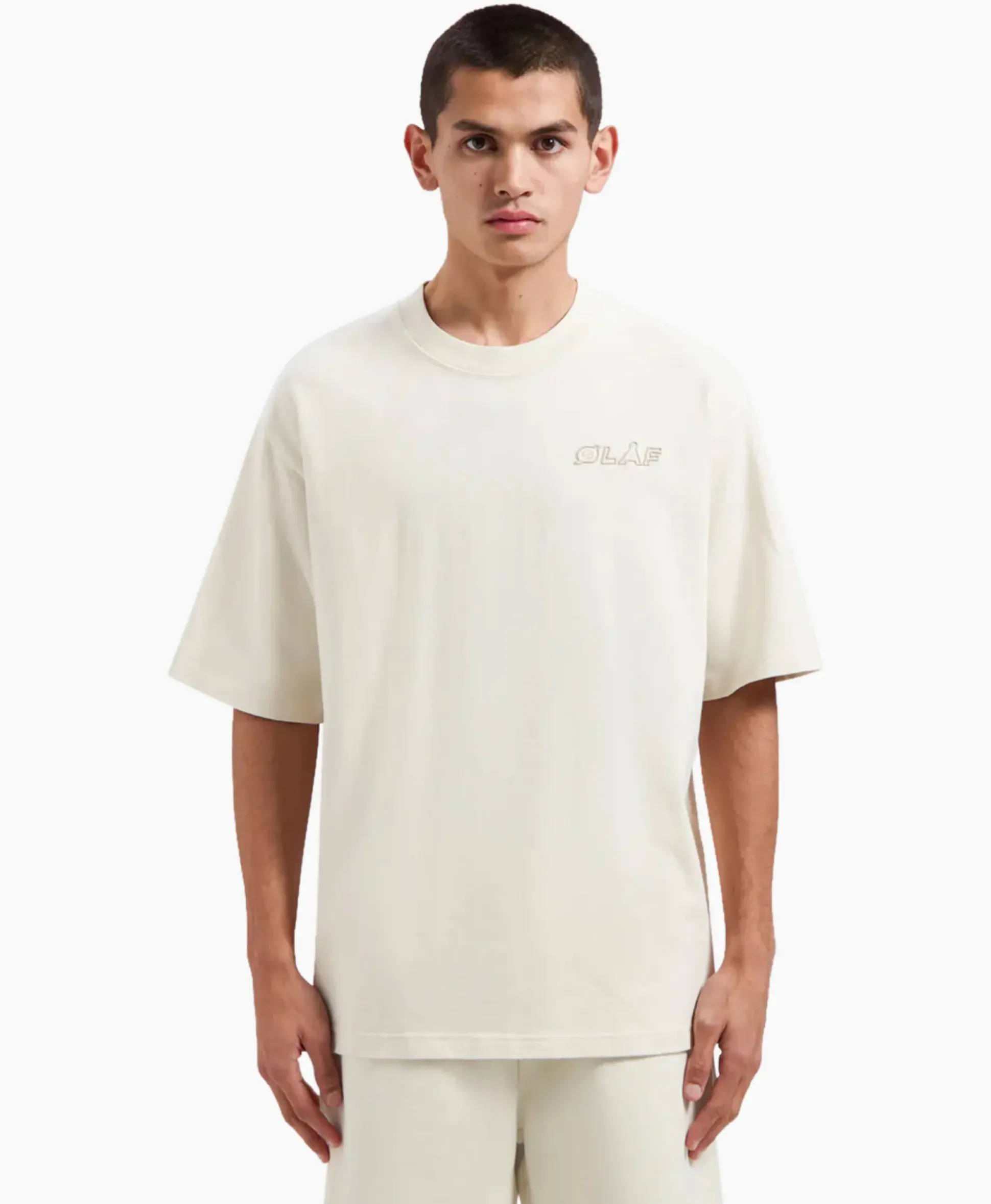Olaf Hussein T-Shirt Korte Mouw Studio Off White