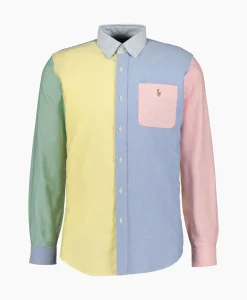 Ralph Lauren Overhemd Classic Oxford Fun Wit Dessin