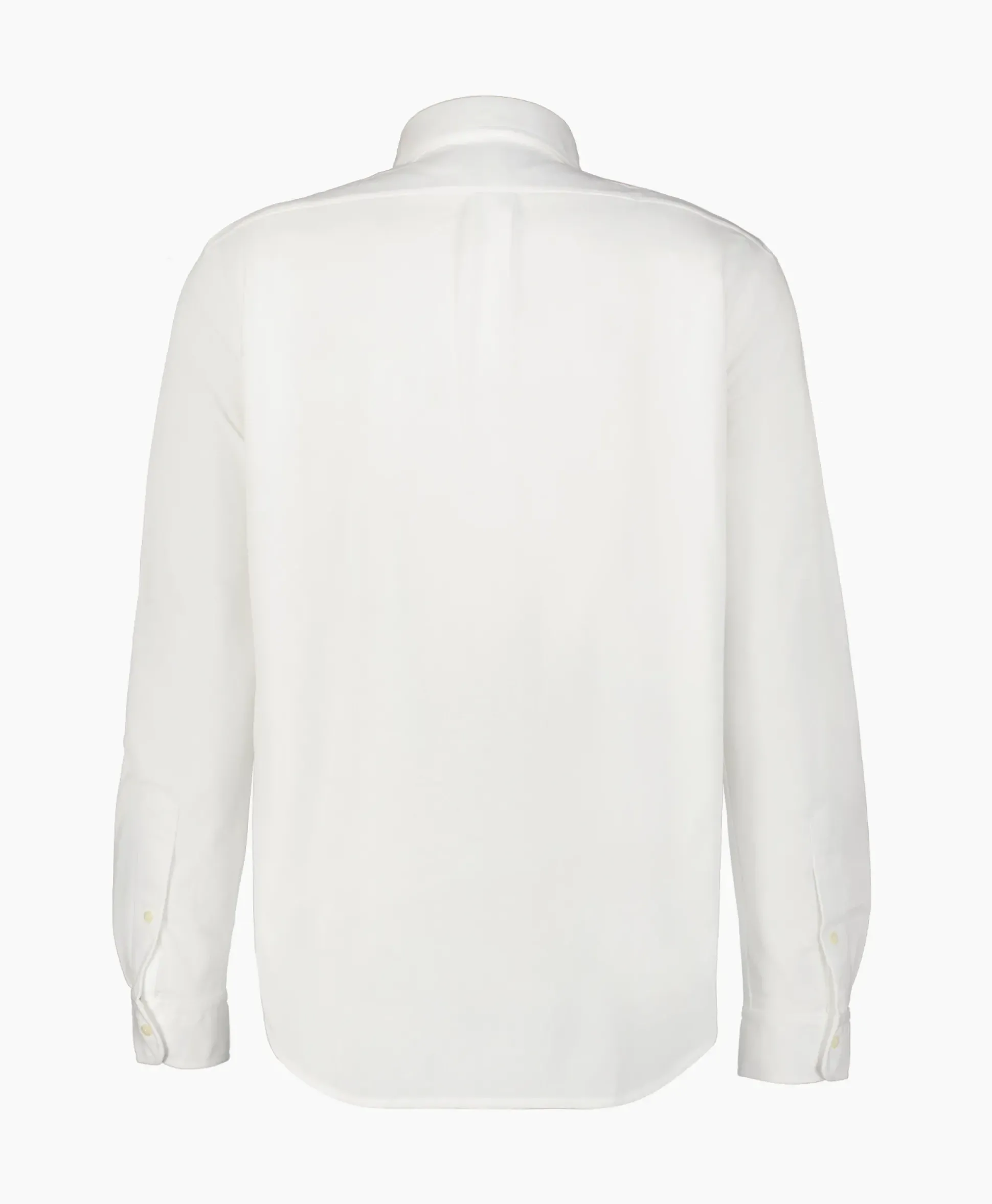 Ralph Lauren Overhemd Oxford Mesh Wit