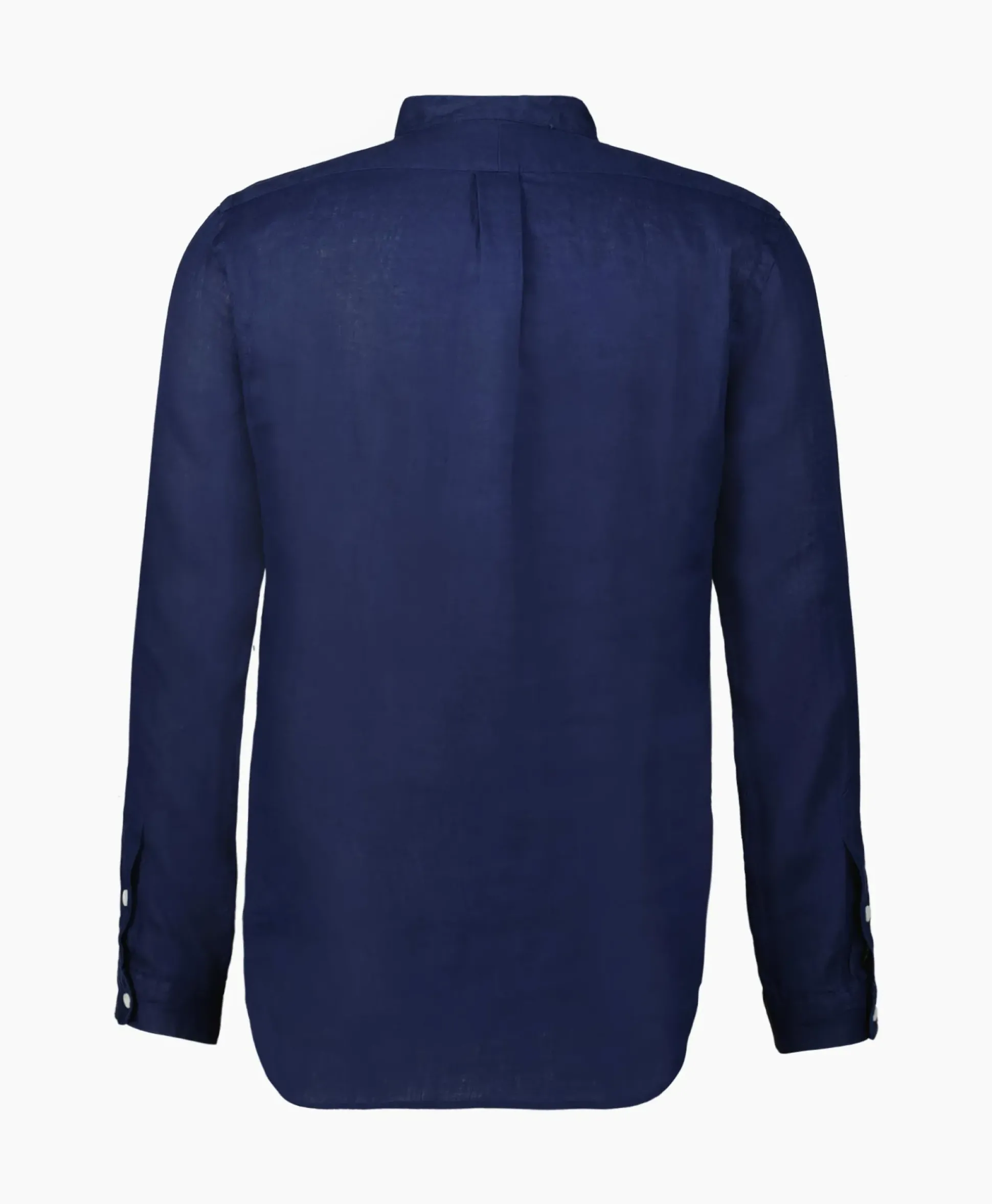 Ralph Lauren Overhemd Pd Linen Donker Blauw