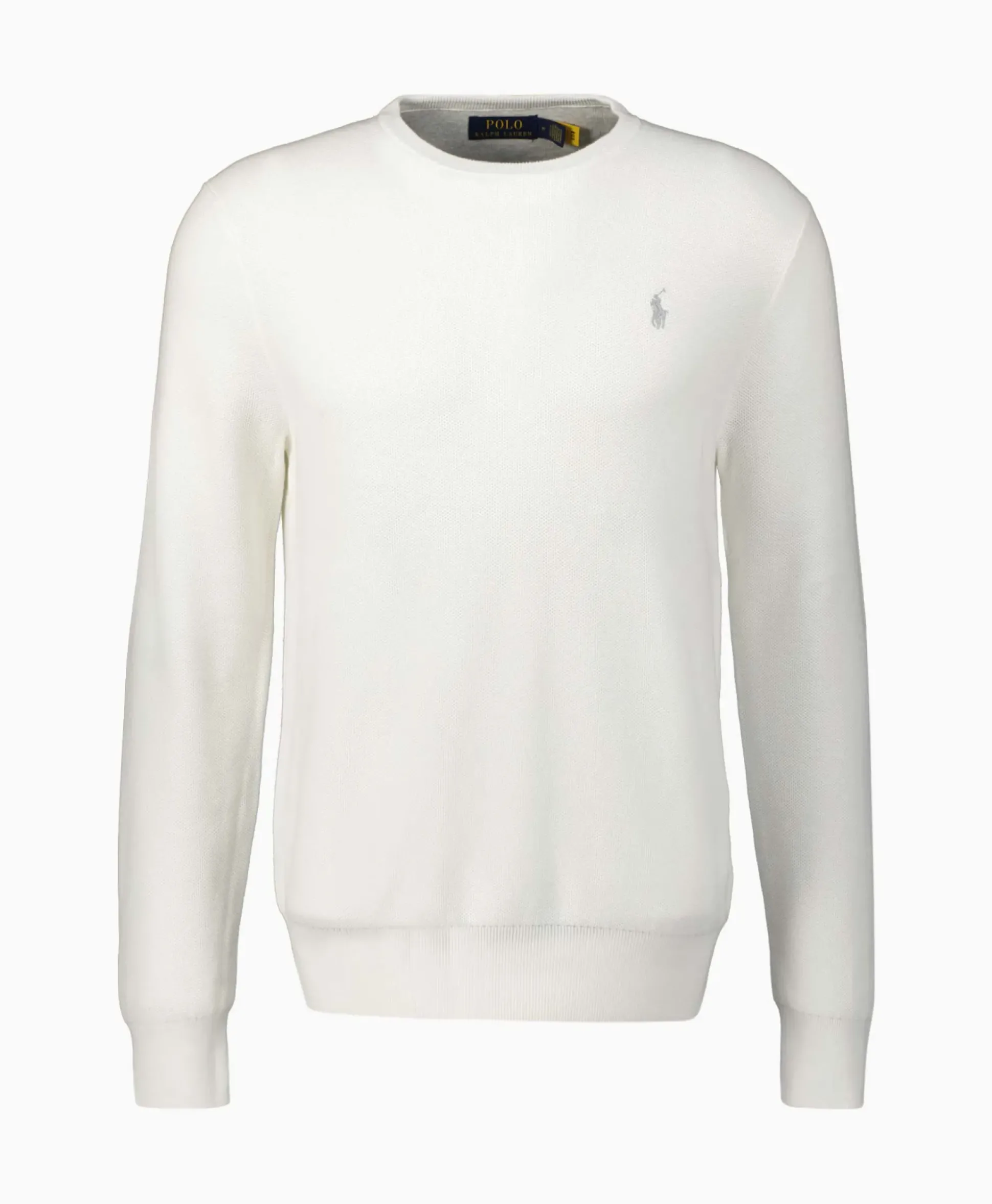 Ralph Lauren Pullover Cotton Long Sleeve Wit
