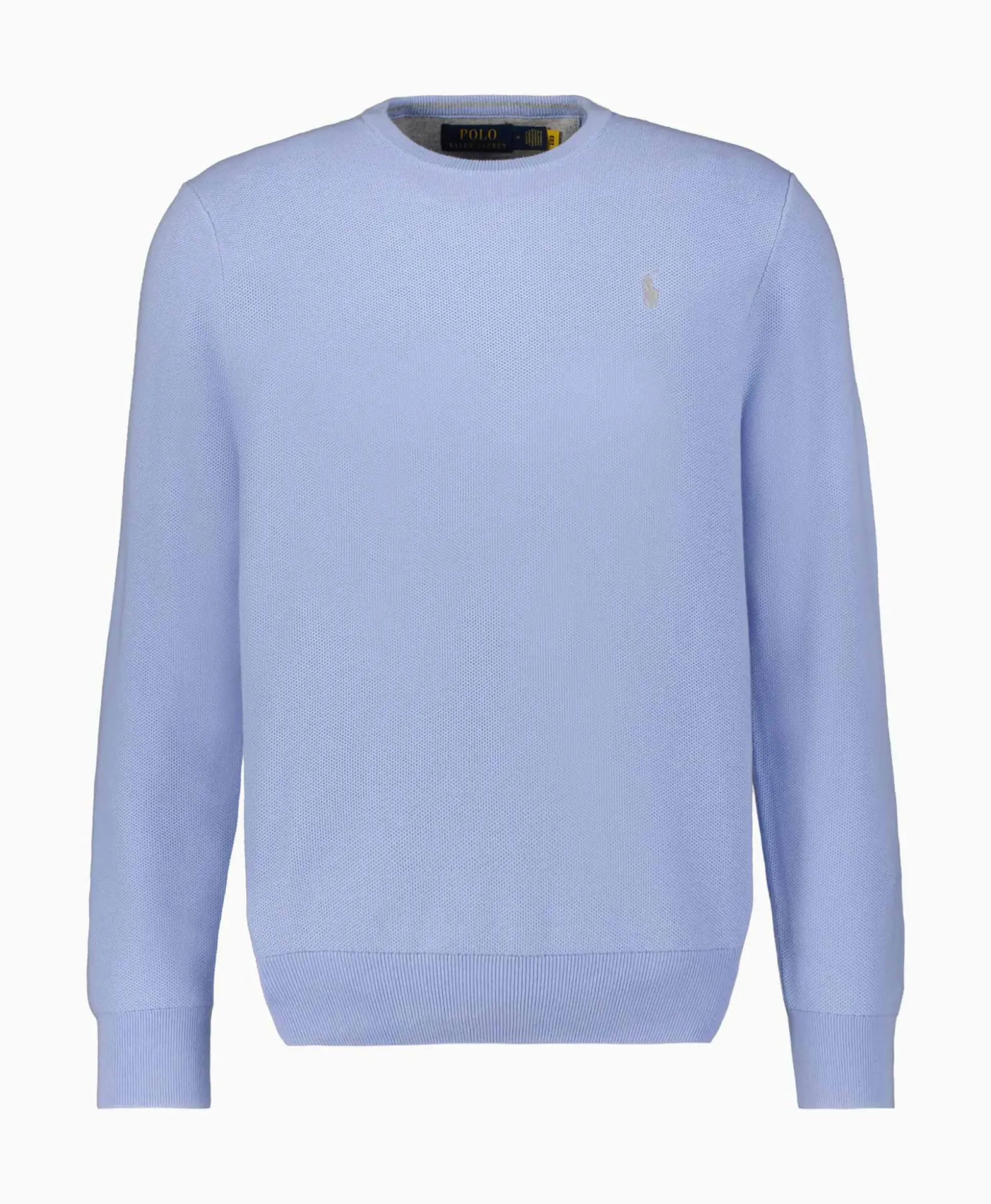 Ralph Lauren Pullover Cotton Long Sleeve Licht Blauw