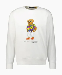 Ralph Lauren Sweater Graphic Fleece Wit