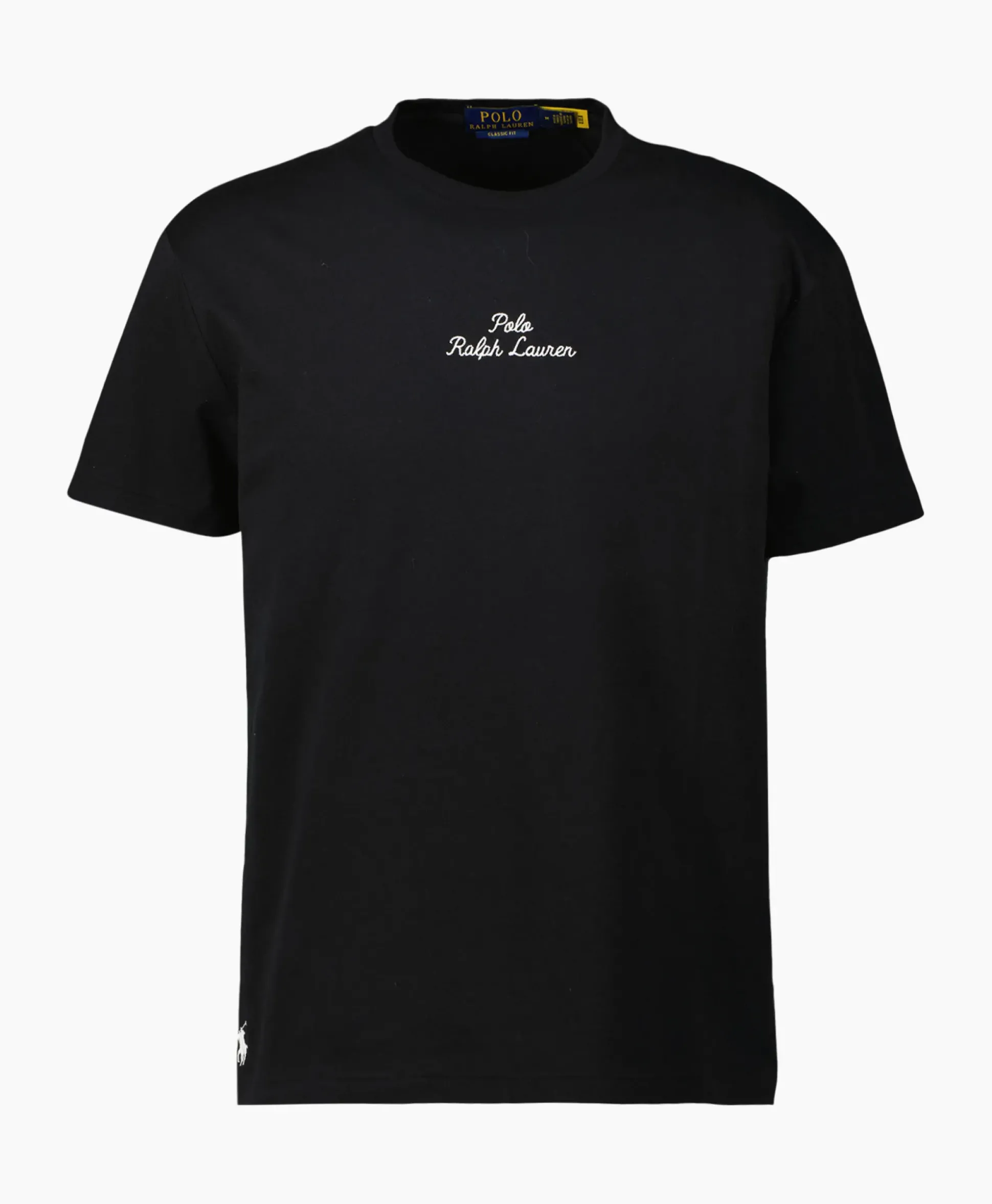Ralph Lauren T-Shirt Korte Mouw Jersey Mid Logo Zwart