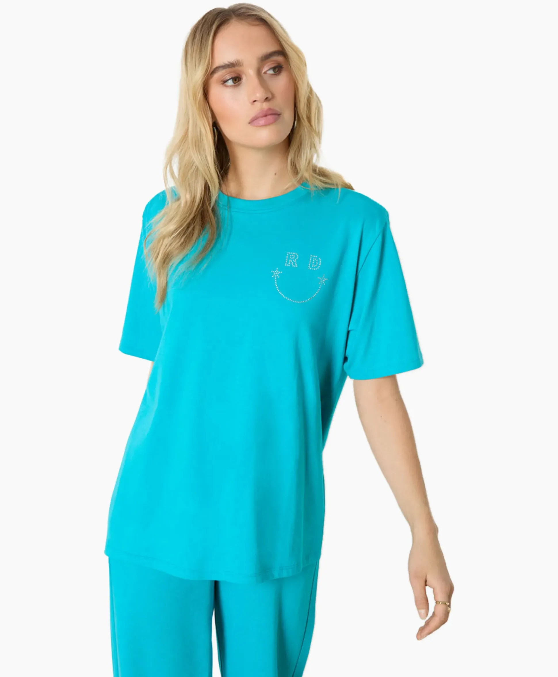 Refined Department T-Shirt Korte Mouw Mexie Blauw