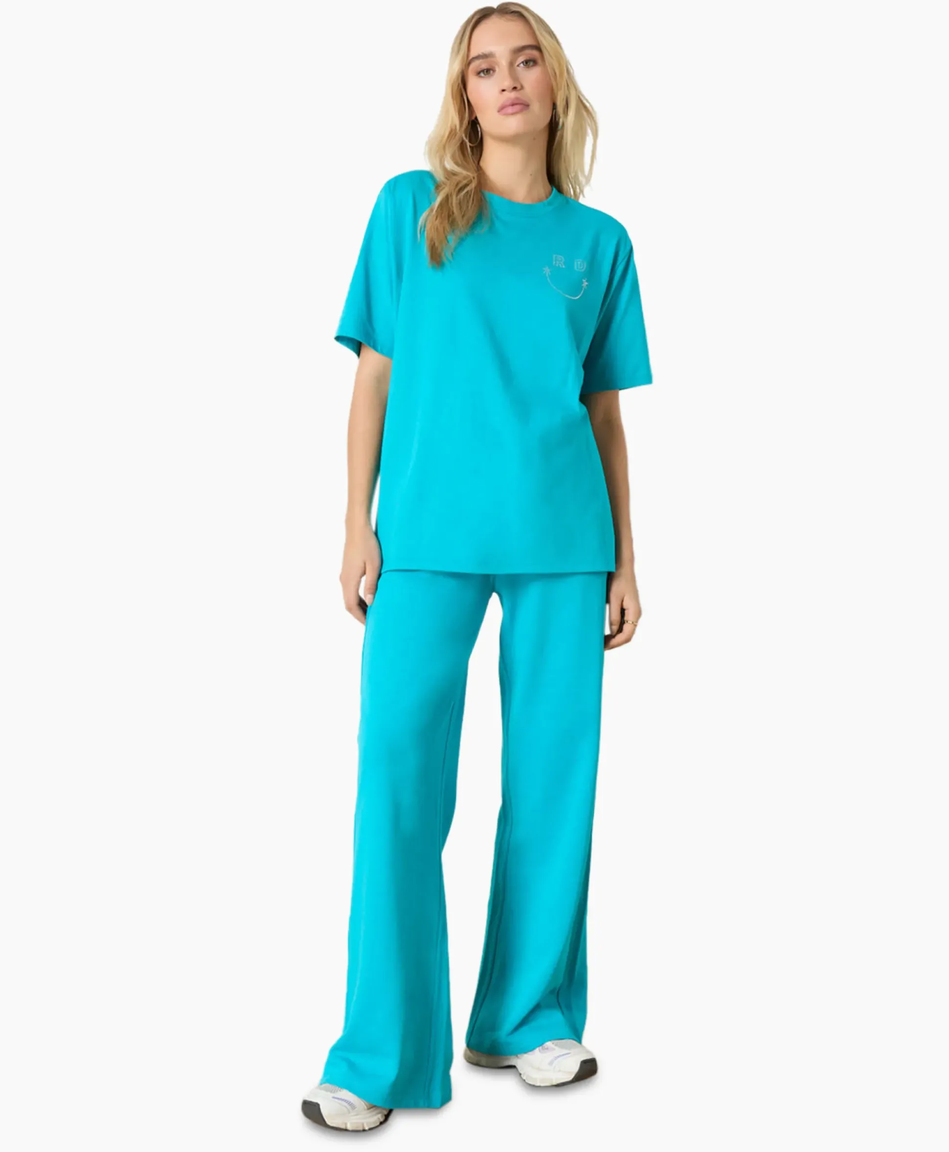 Refined Department T-Shirt Korte Mouw Mexie Blauw