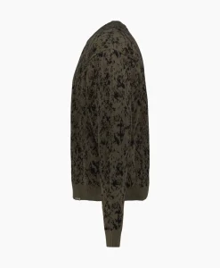 Represent Gebreide Trui Camo Groen