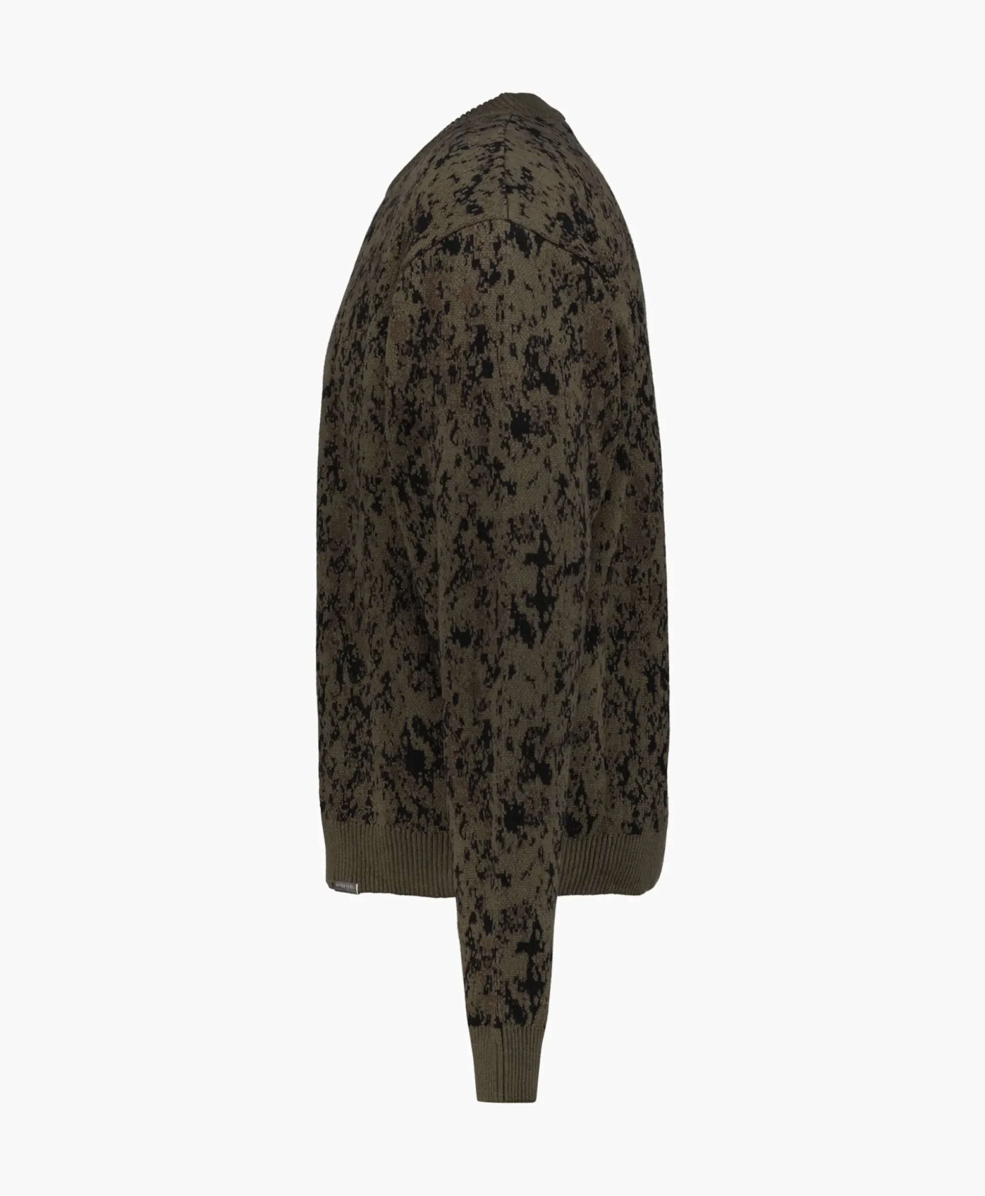 Represent Gebreide Trui Camo Groen