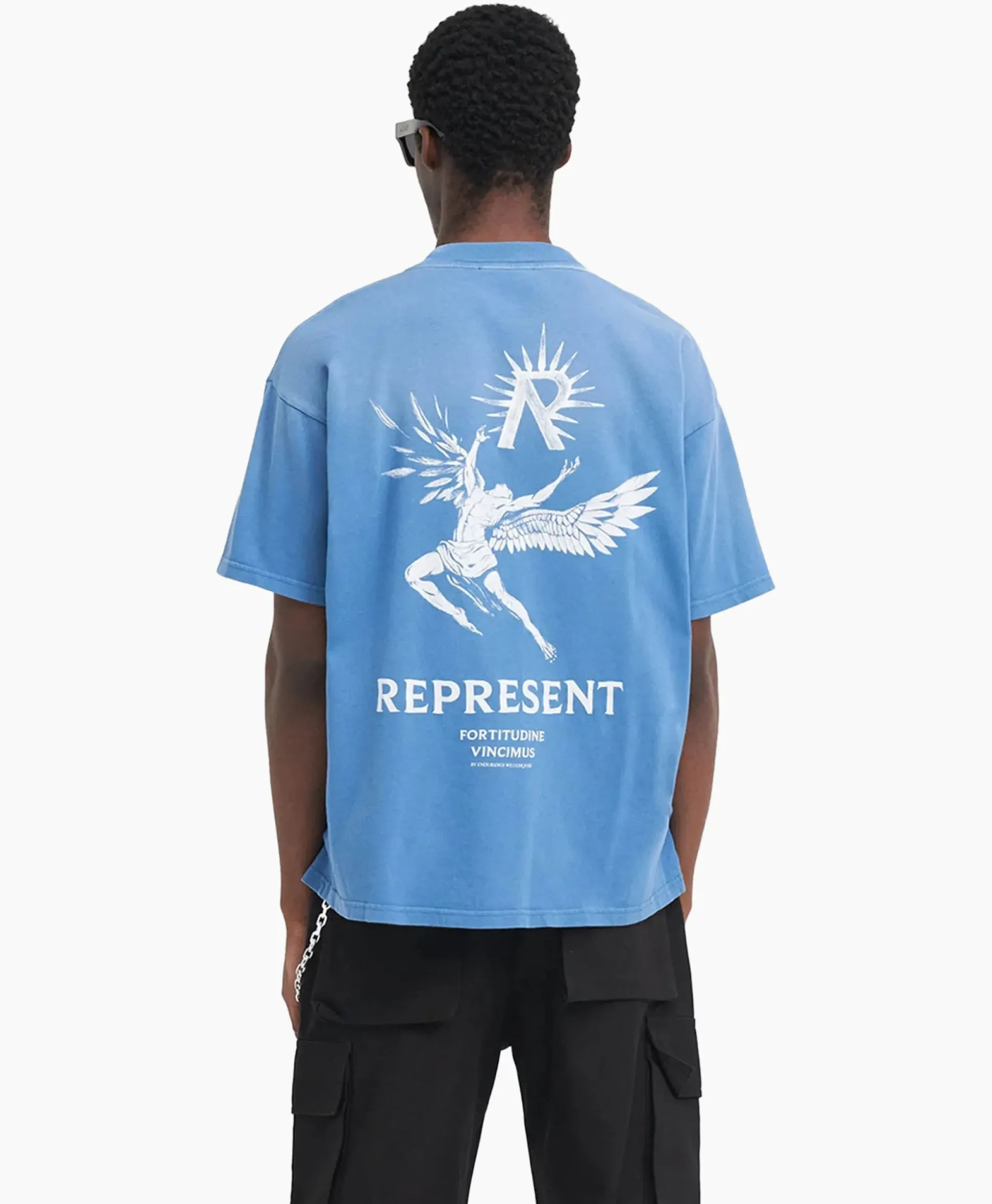 Represent Top & T-Shirt Icarus Licht Blauw